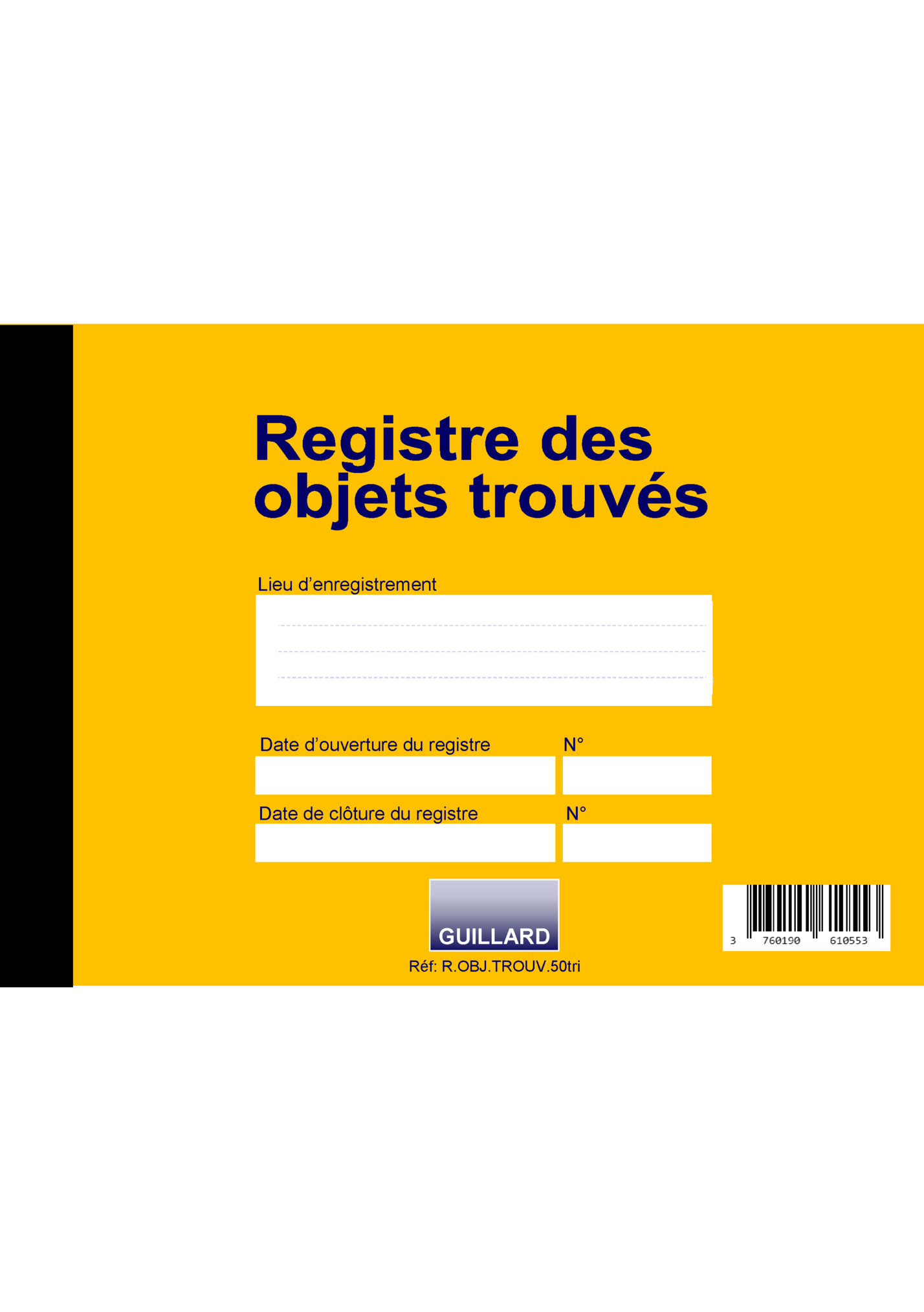 Lieu d’enregistrement