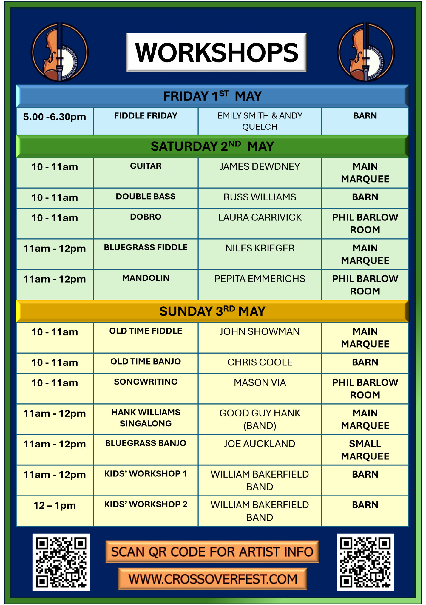 WORKSHOPS