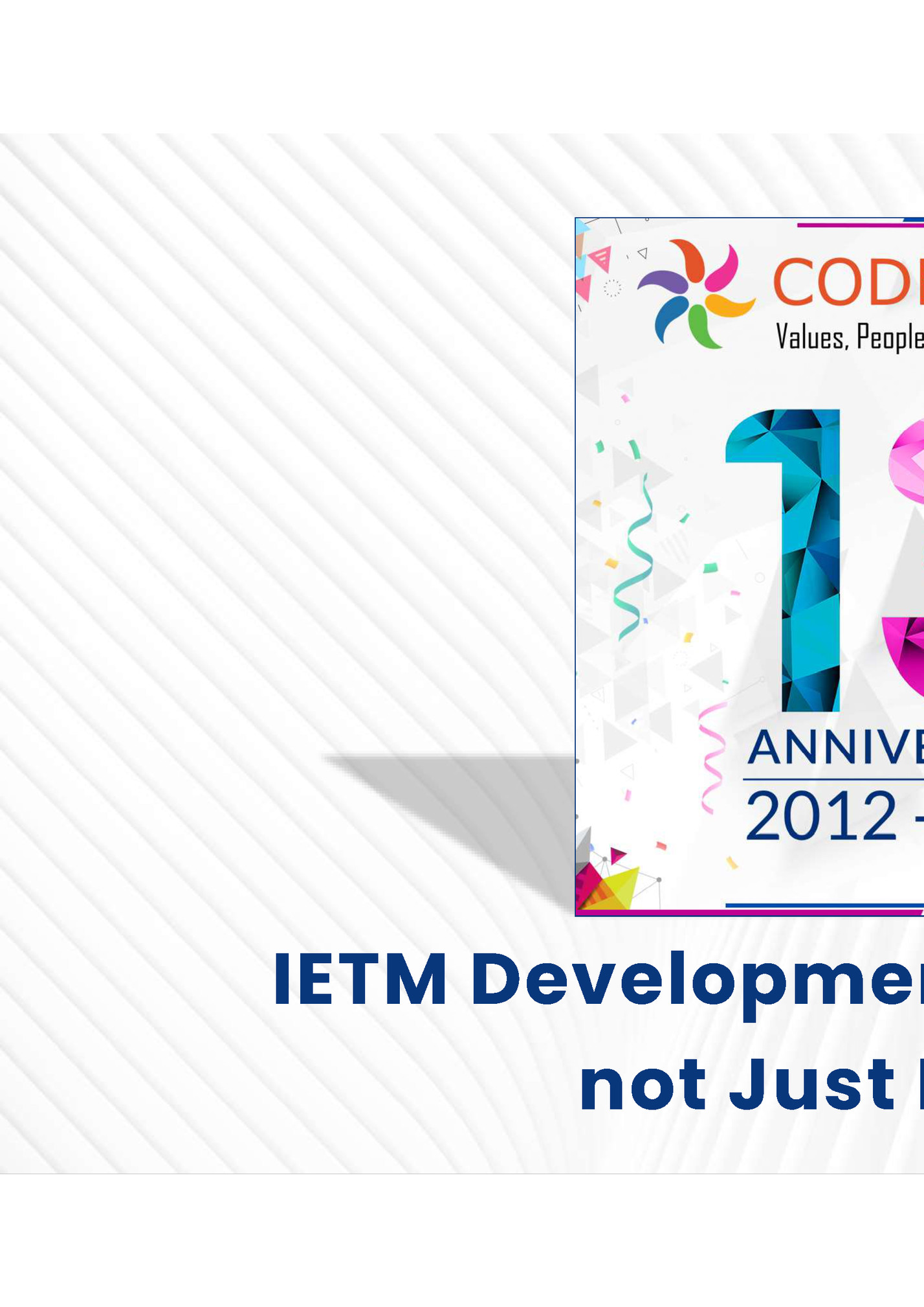 IETM Development is Our Passion