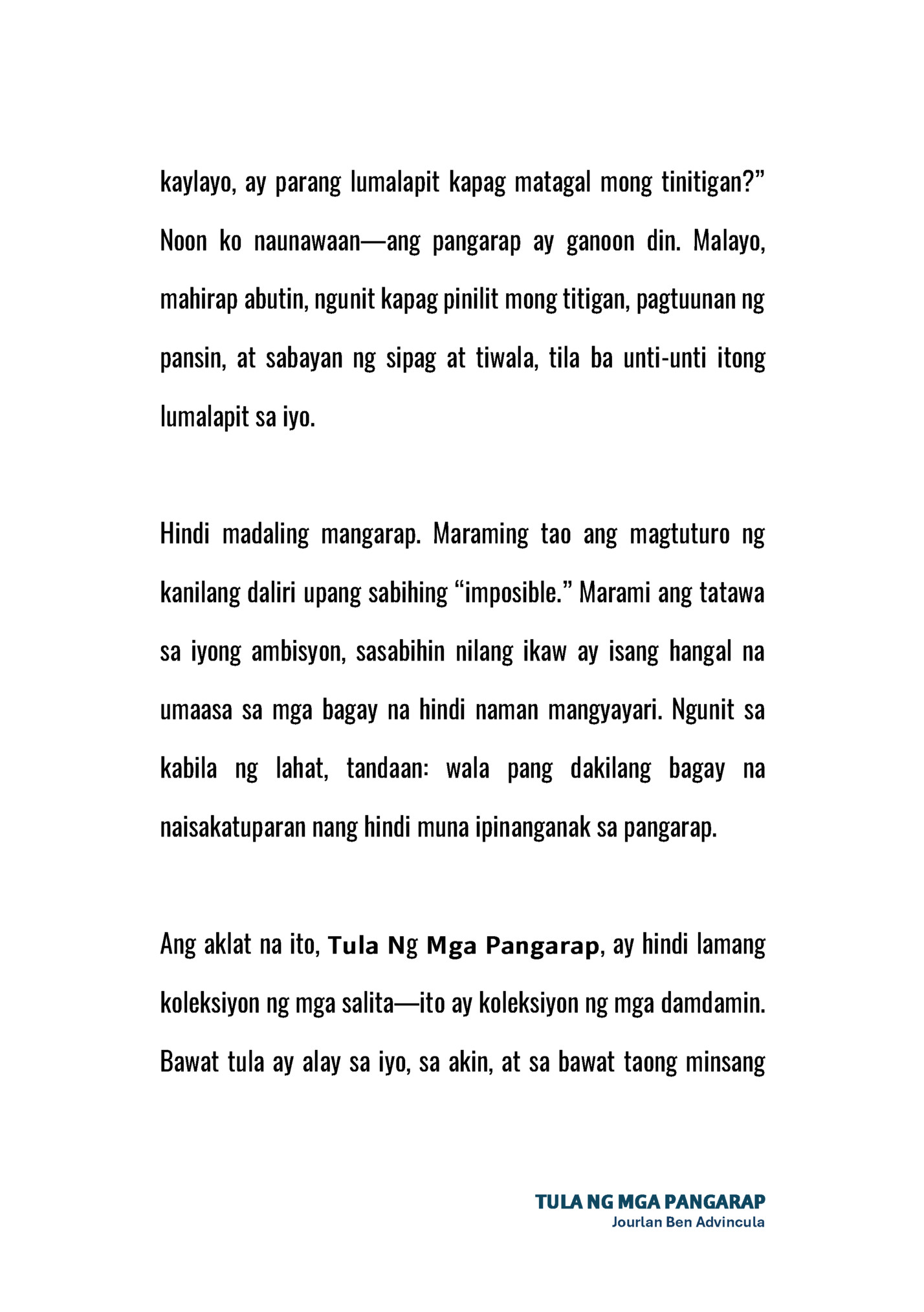 kaylayo, ay parang lumalapit kapag matagal mong tinitigan?”