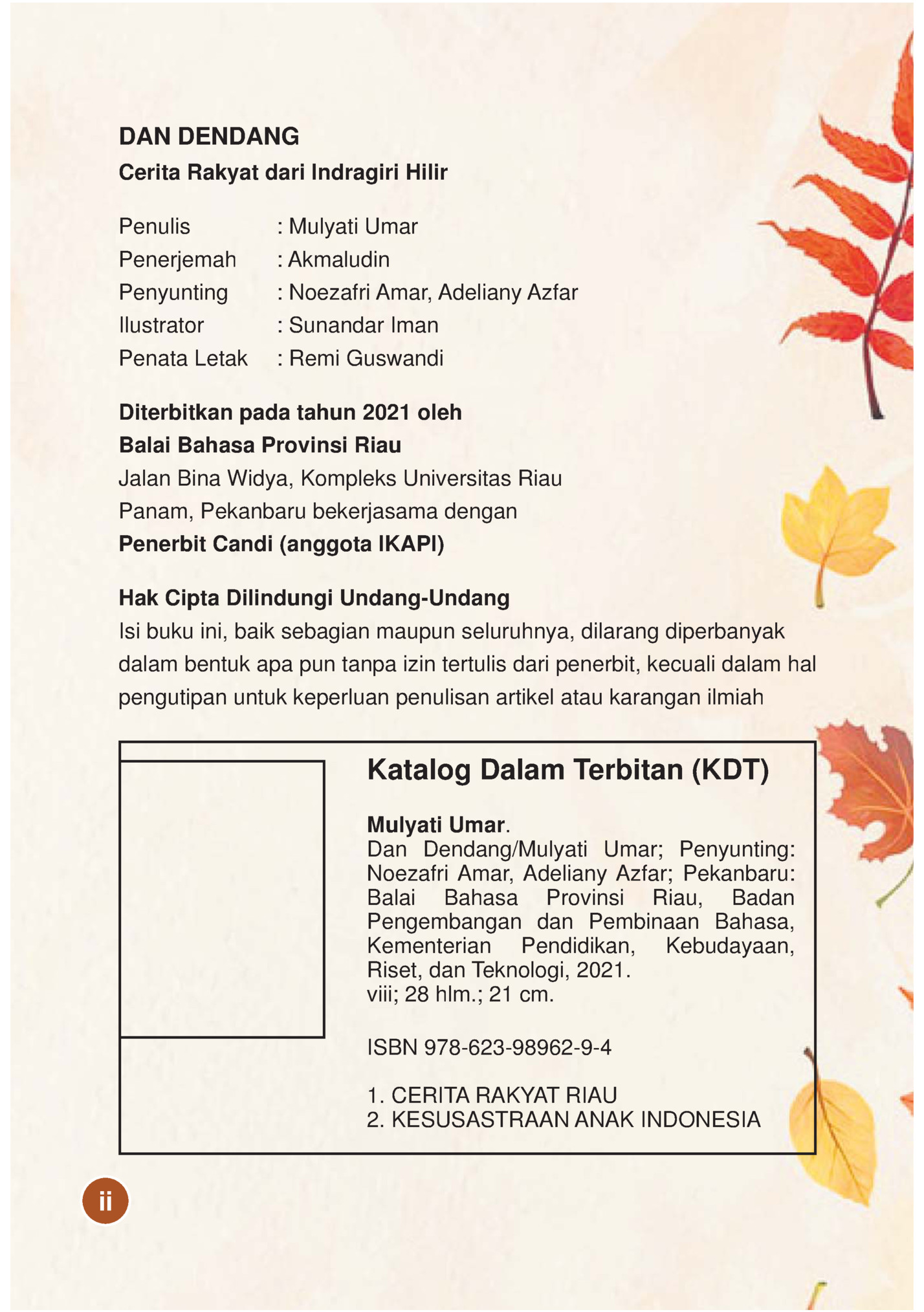 DAN DENDANG