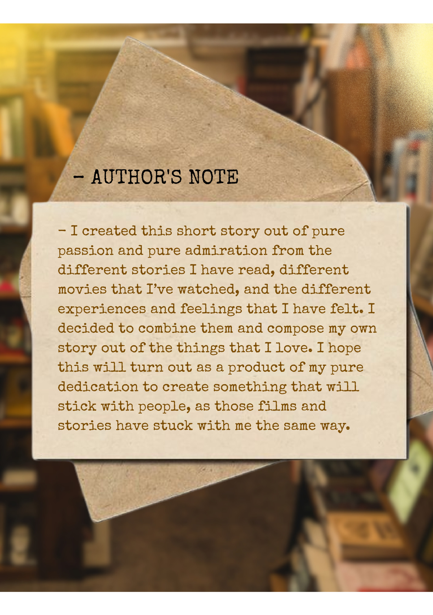 – AUTHOR
