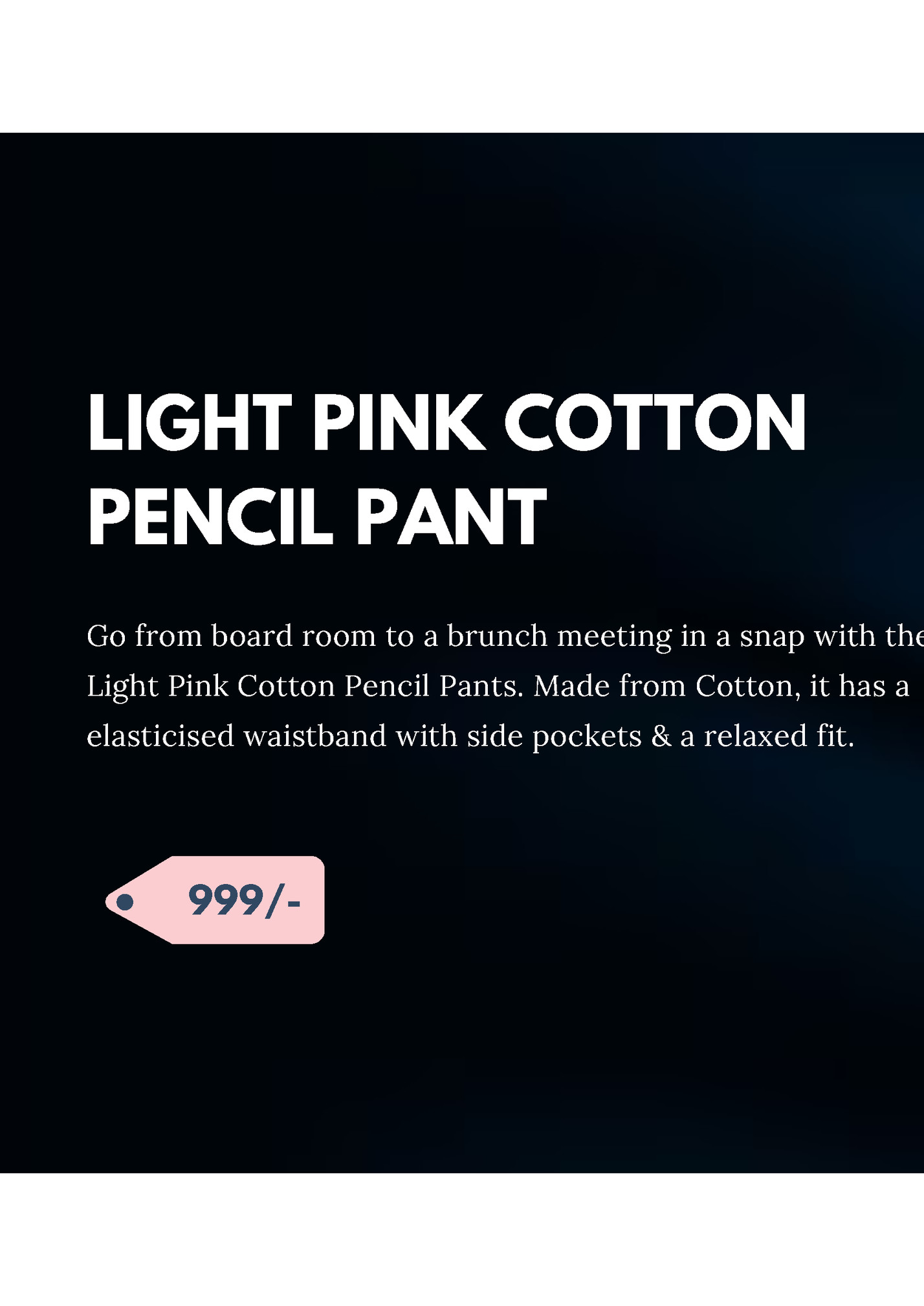LIGHT PINK COTTON