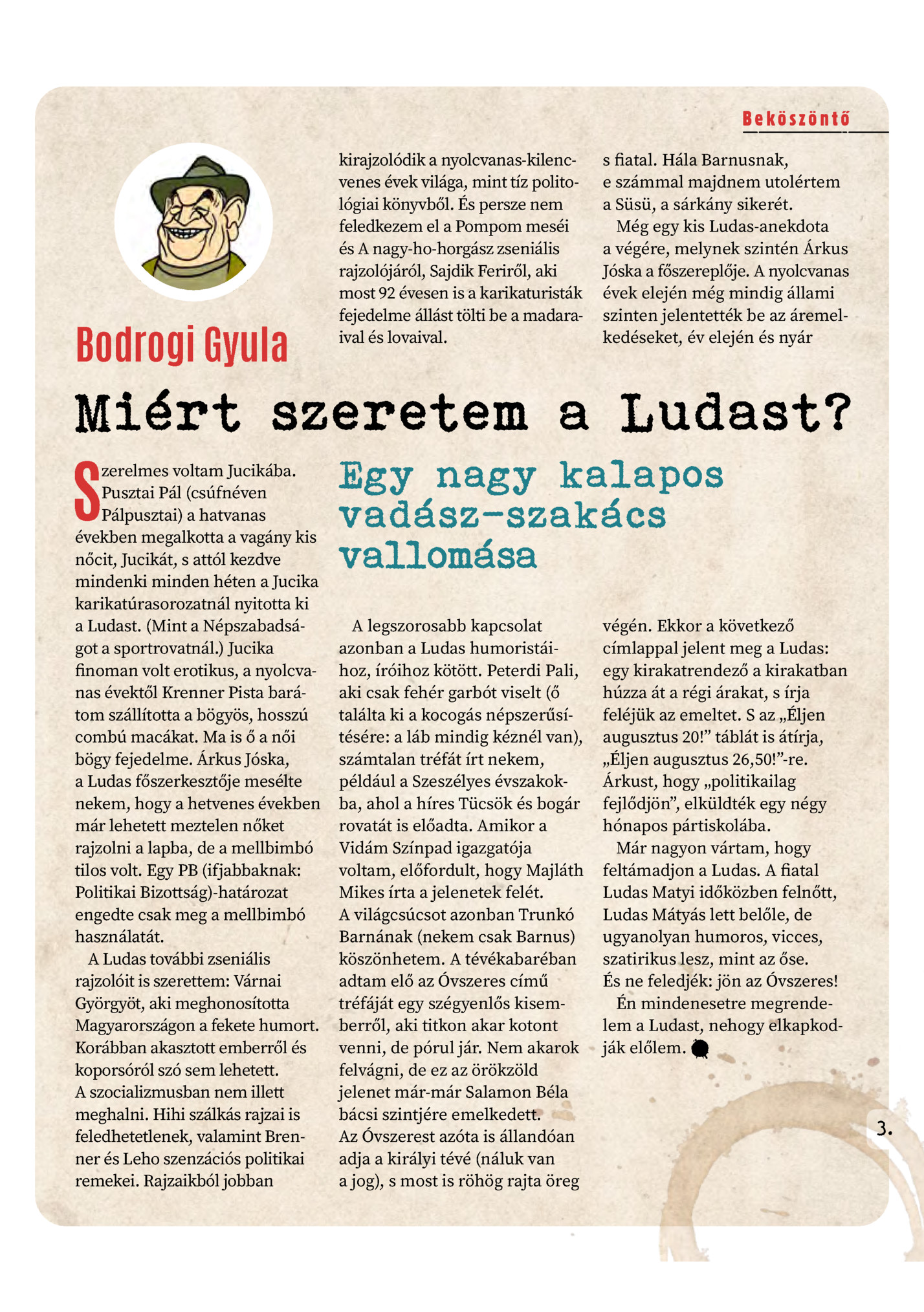 Beköszöntő
