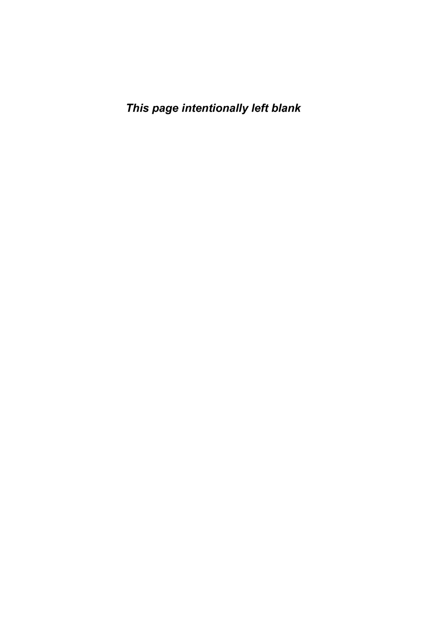 This page intentionally left blank