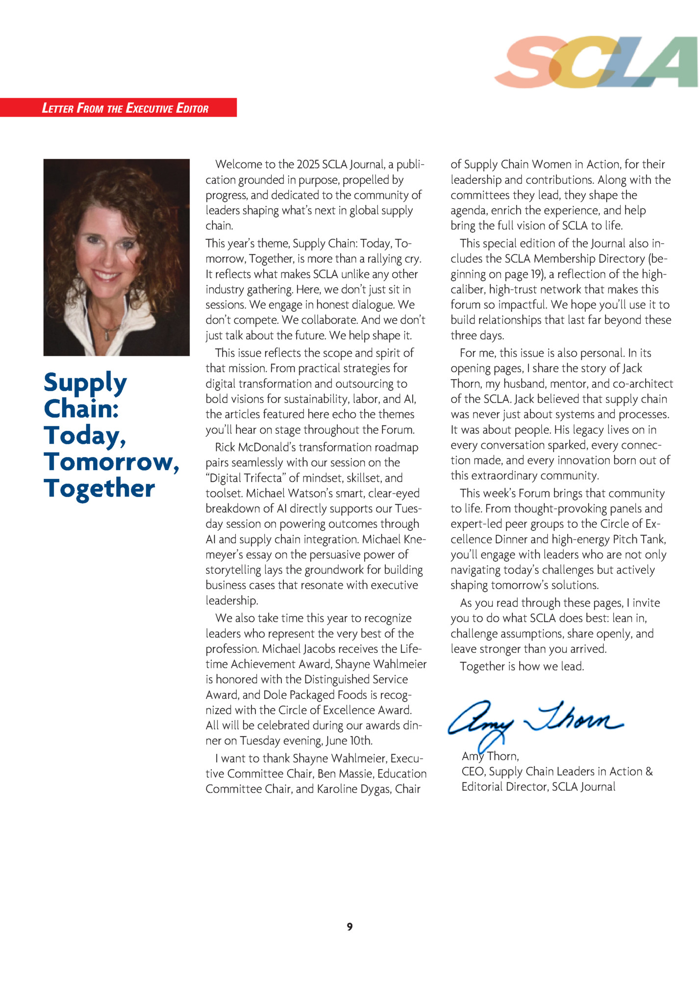 LETTER FROM THE EXECUTIVE EDITOR