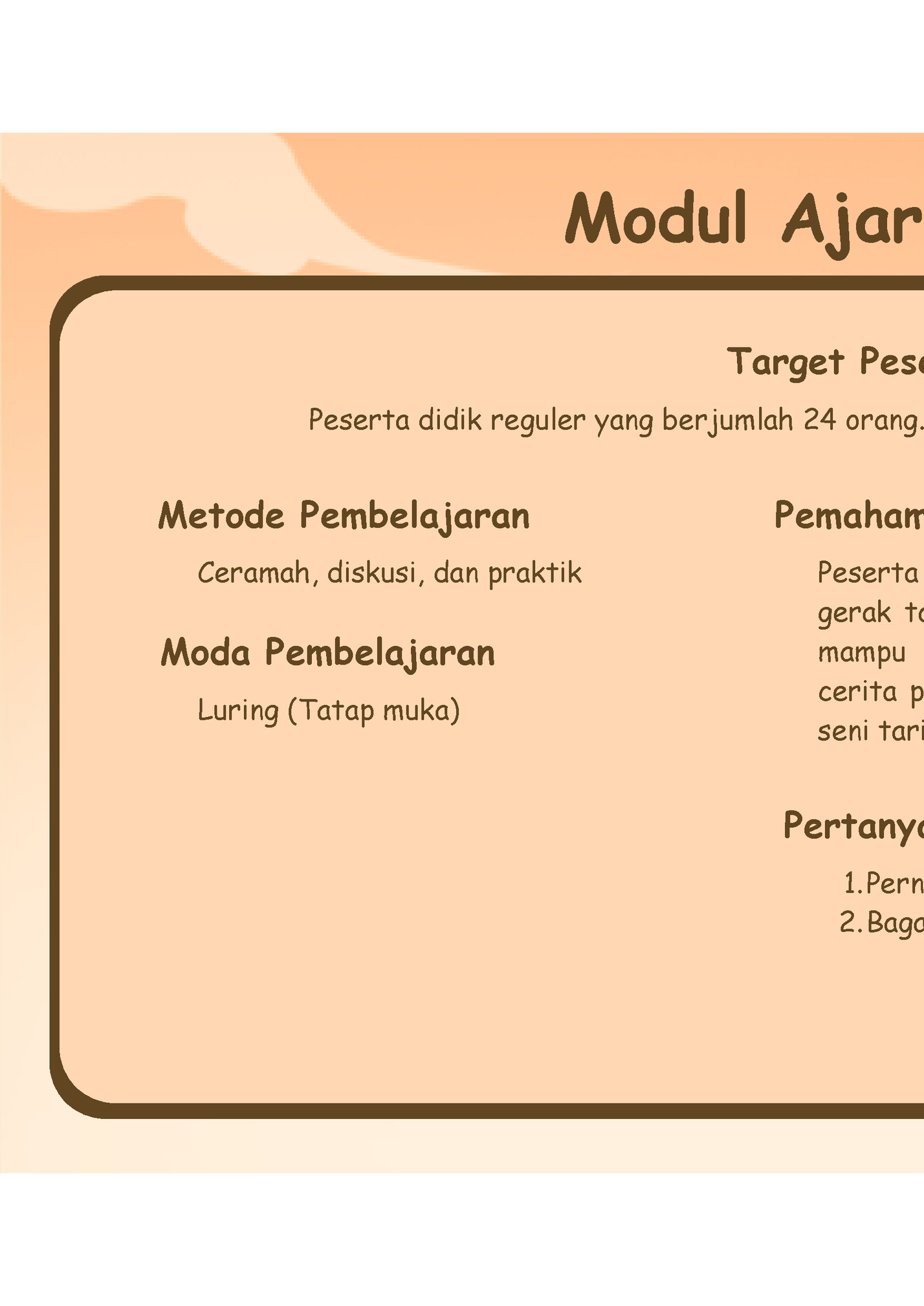 Modul Ajar Seni Budaya