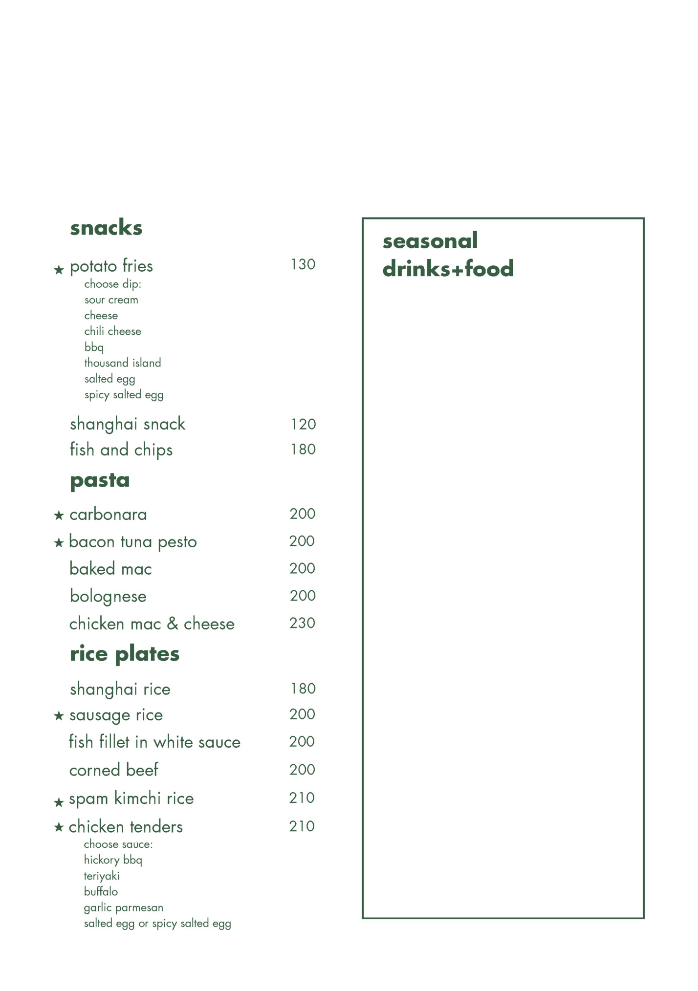 snacks snacks