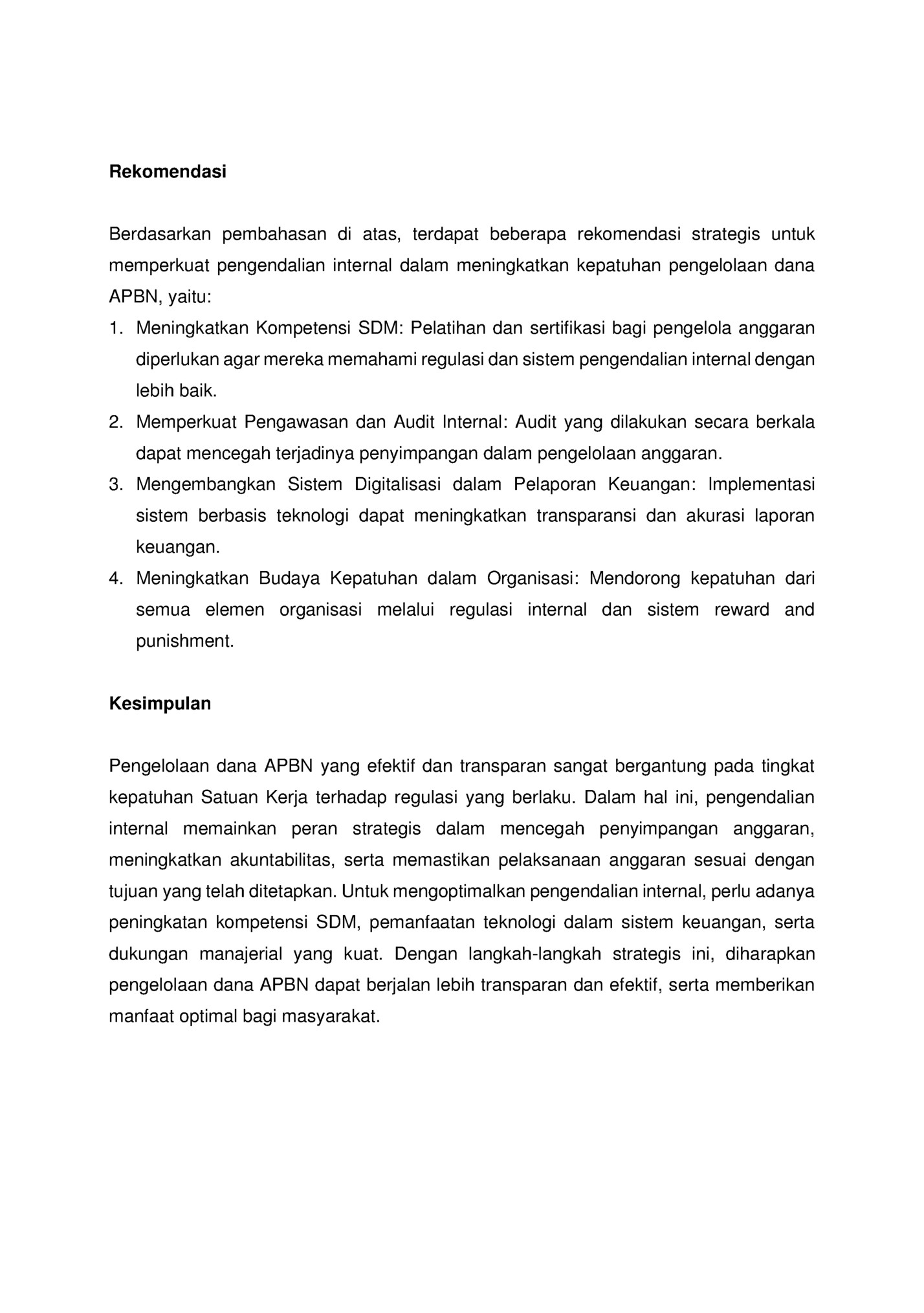 Rekomendasi