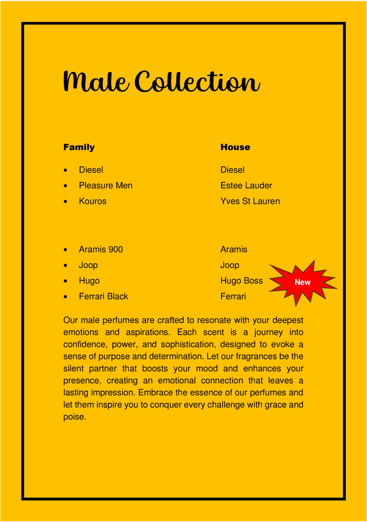 Male Collection