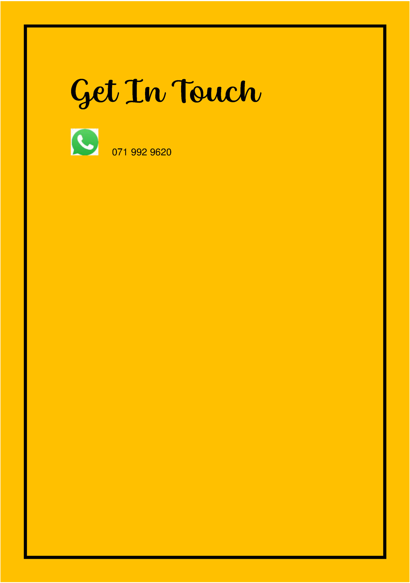 Get In Touch