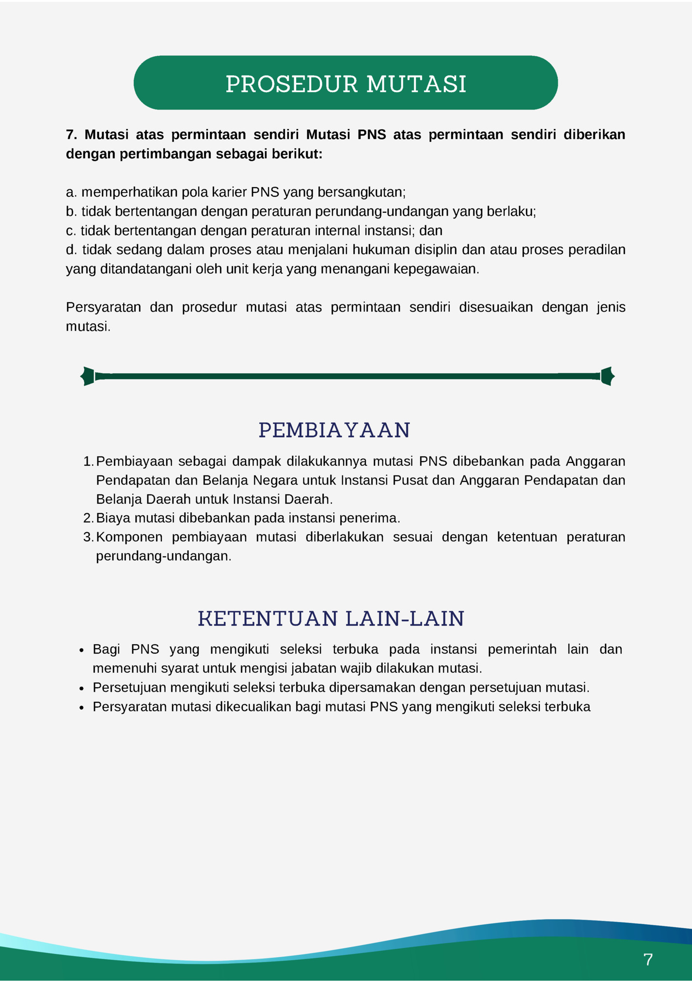 PROSEDUR MUTASI