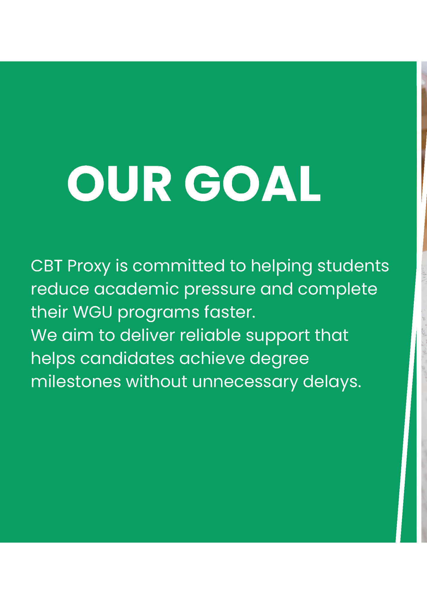 OUR GOAL