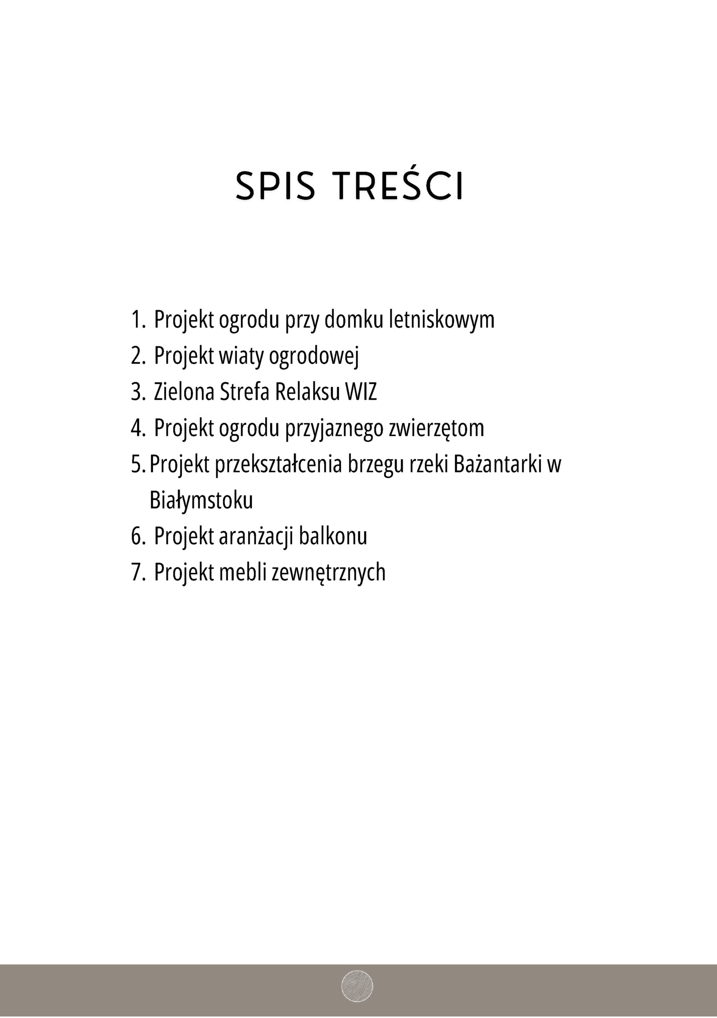 SPIS TREŚCI