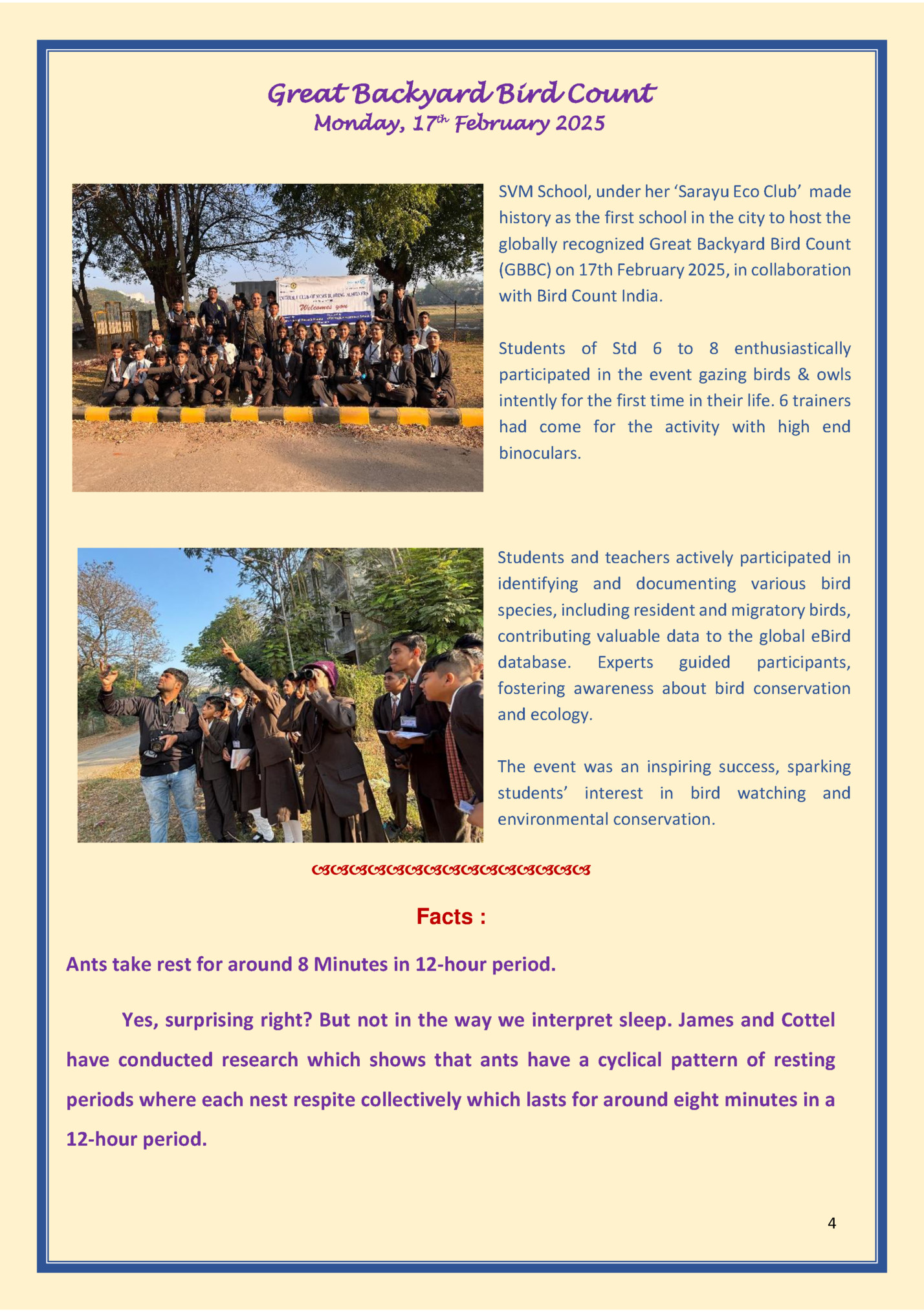 Great Backyard Bird Count