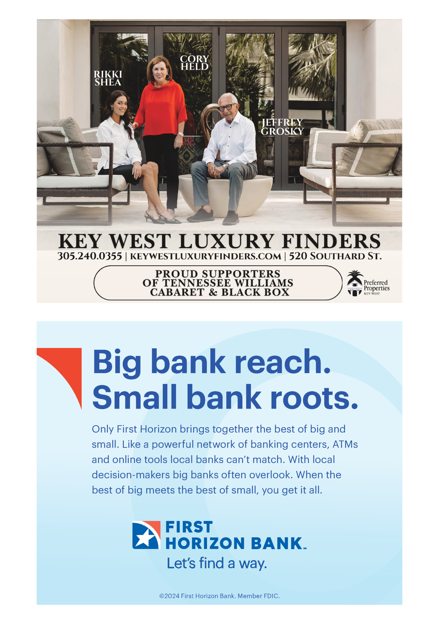 Big bank reach.