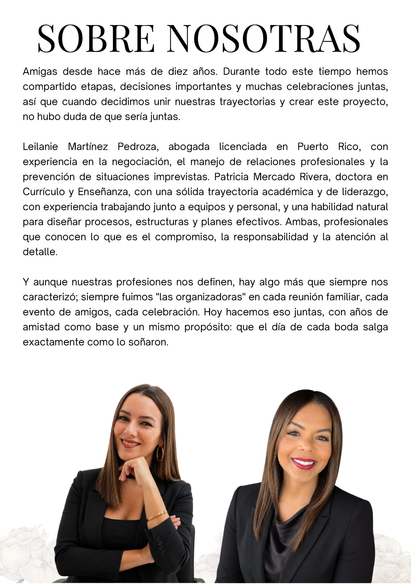 SOBRE NOSOTRAS