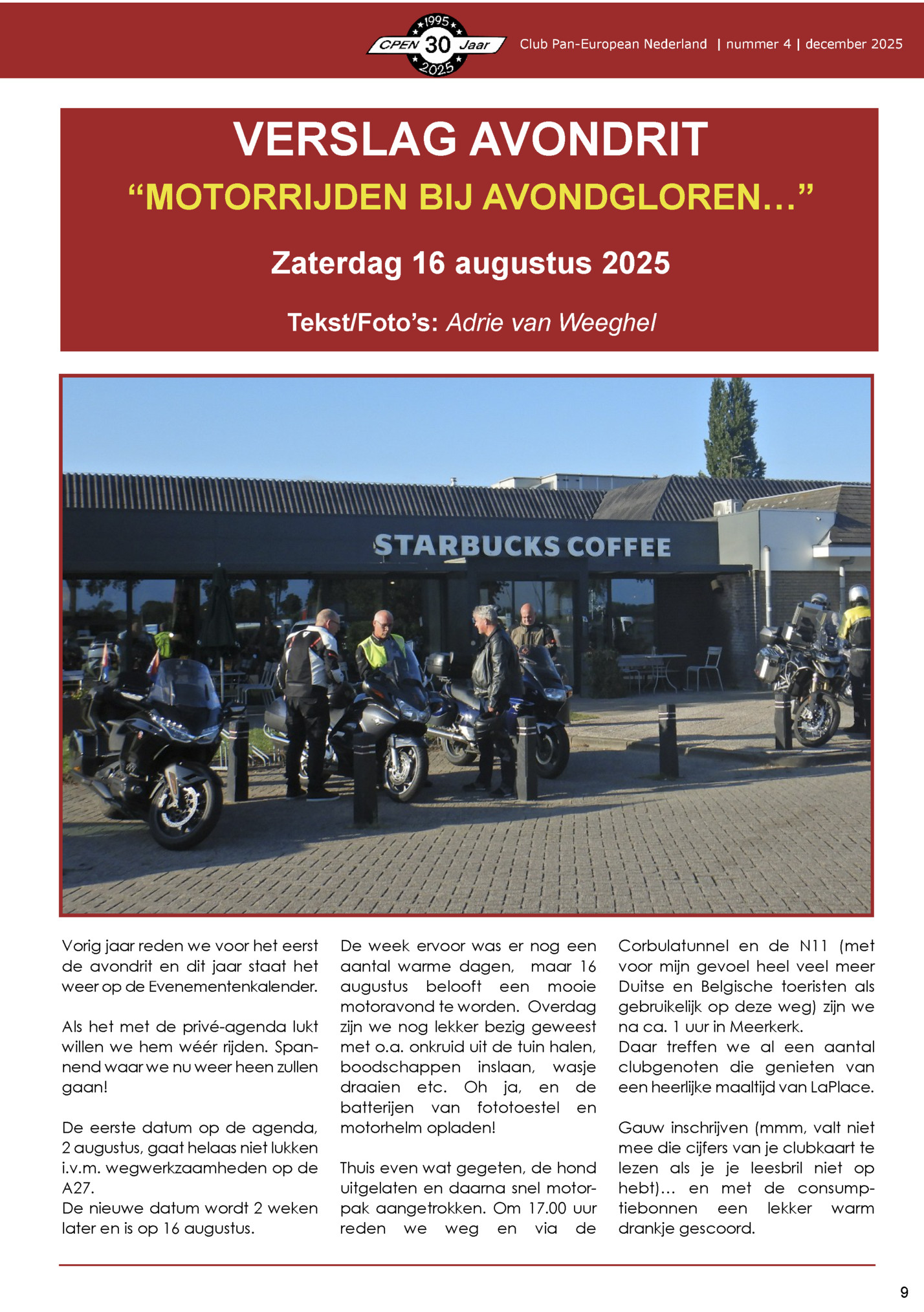 Club Pan-European Nederland | nummer 4 | december 2025 Club Pan-European Nederland | nummer 4 | december 2025