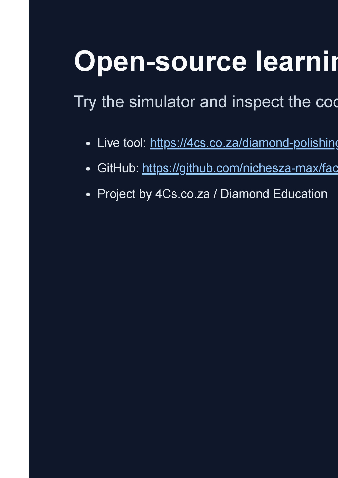 Open-source learning tool