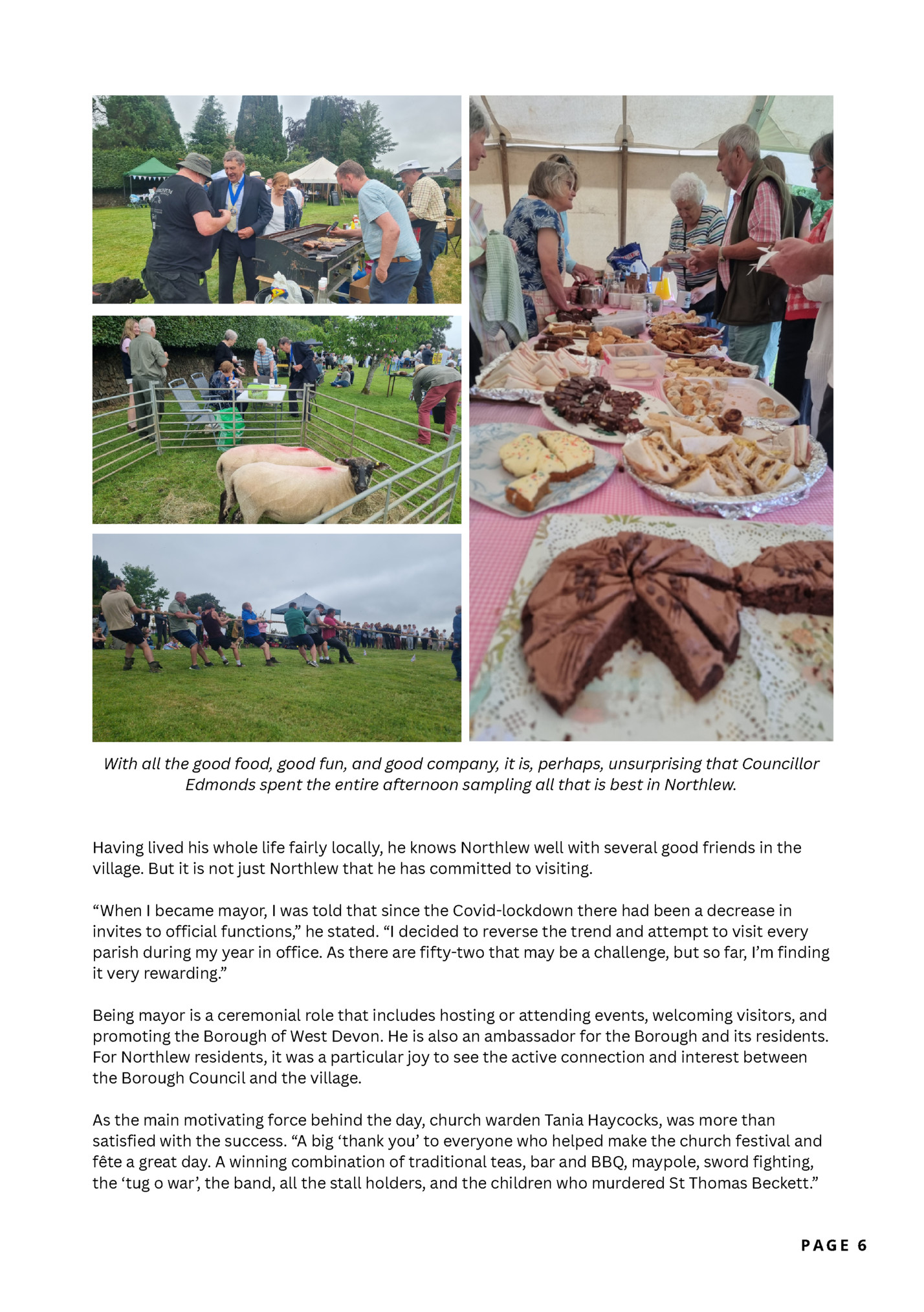 With all the good food, good fun, and good company, it is, perhaps, unsurprising that Councillor With all the good food, good fun, and good company, it is, perhaps, unsurprising that Councillor