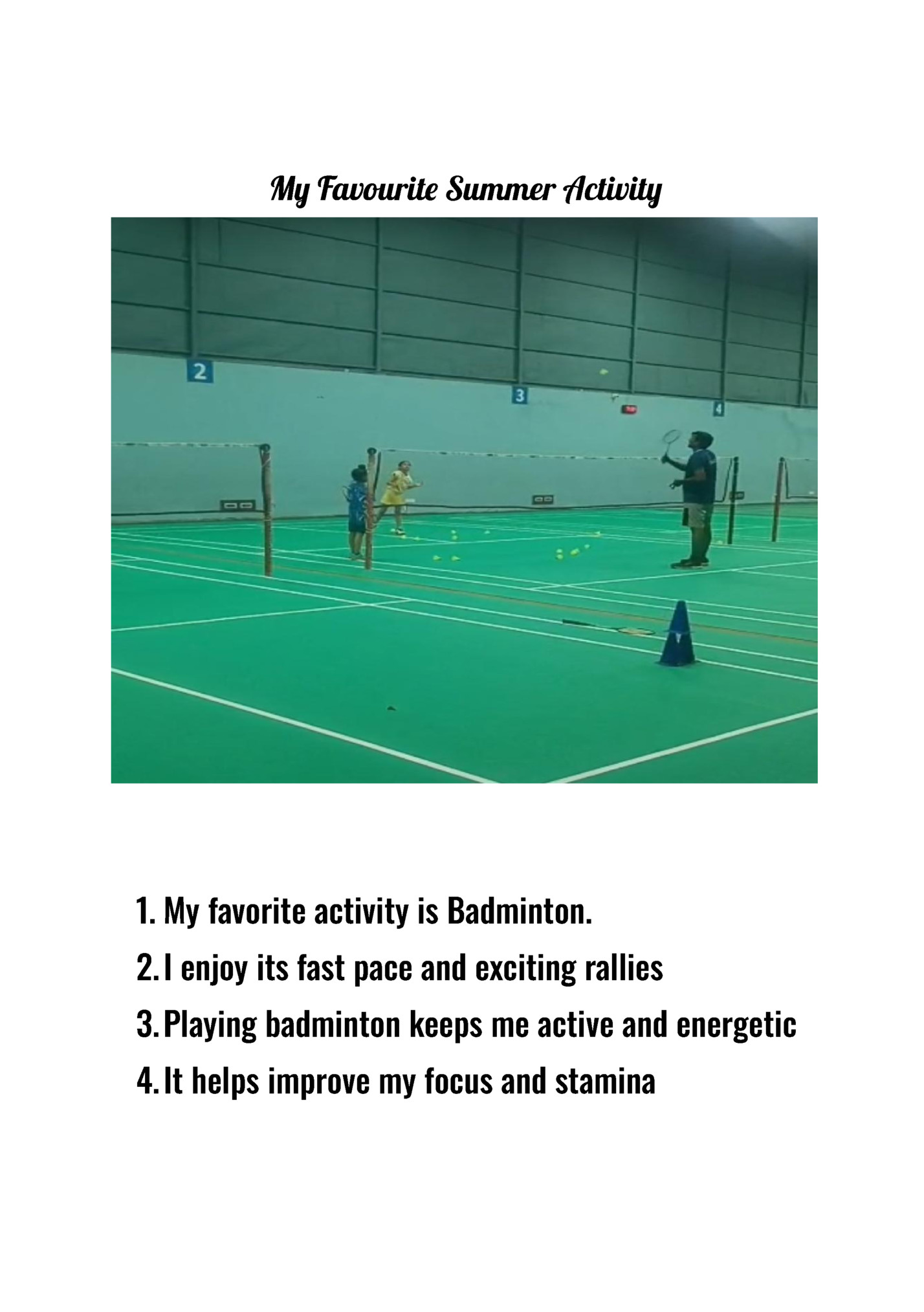 My Favourite Summer Activity