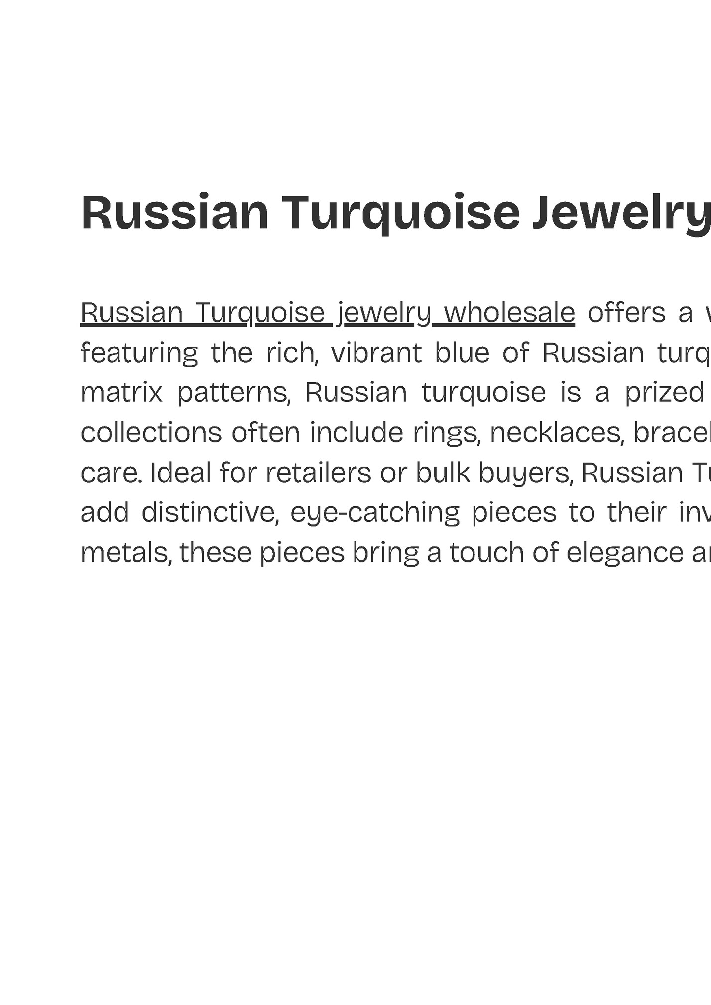 Russian Turquoise Jewelry Wholesale Russian Turquoise Jewelry Wholesale