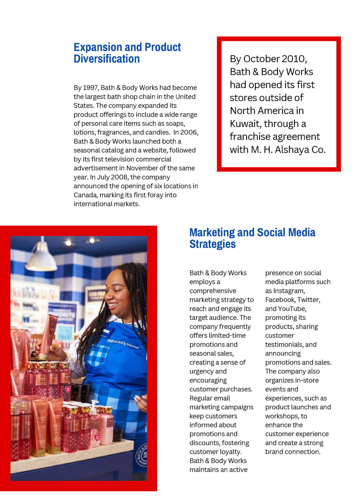 Expansion and Product