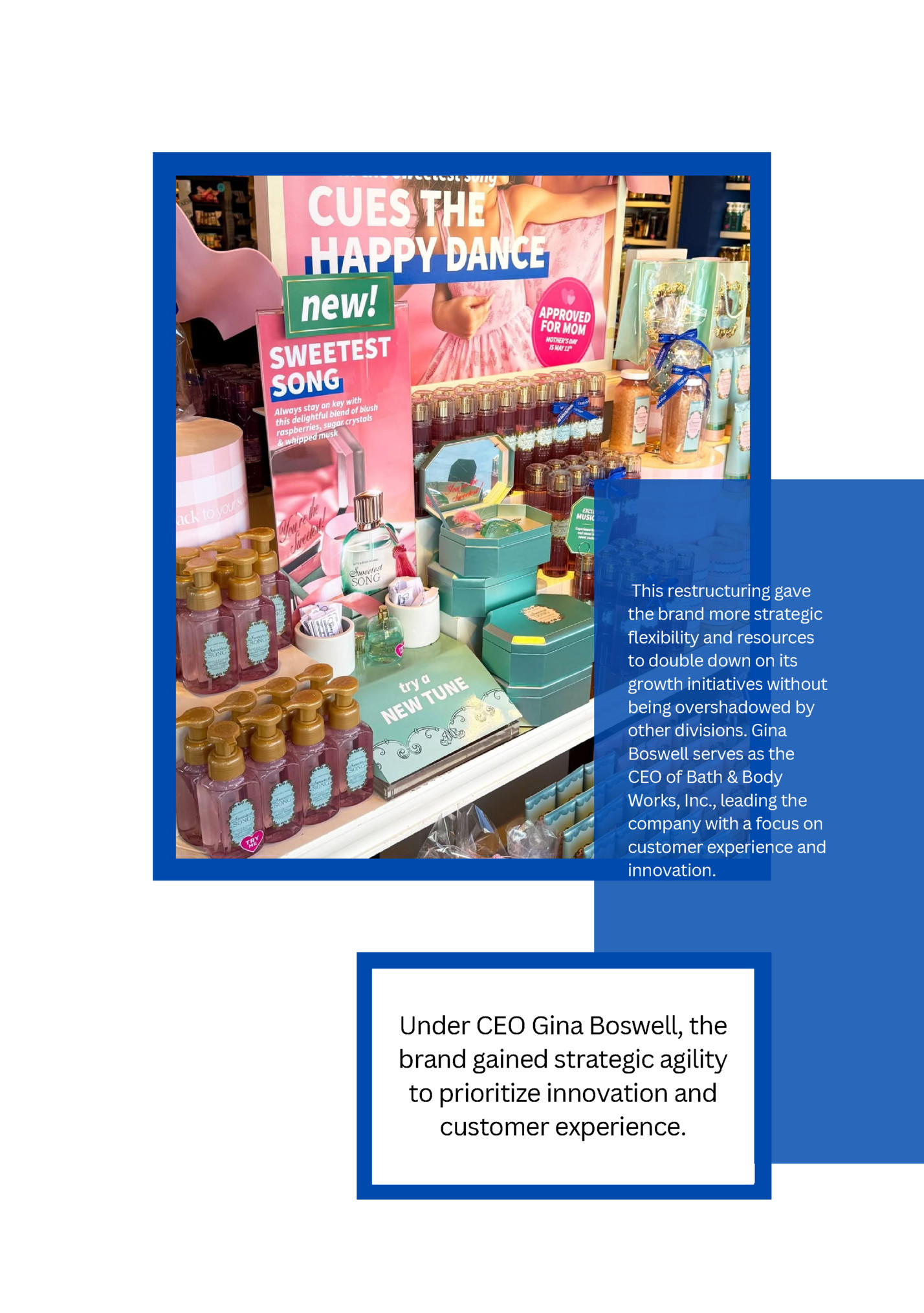 This restructuring gave