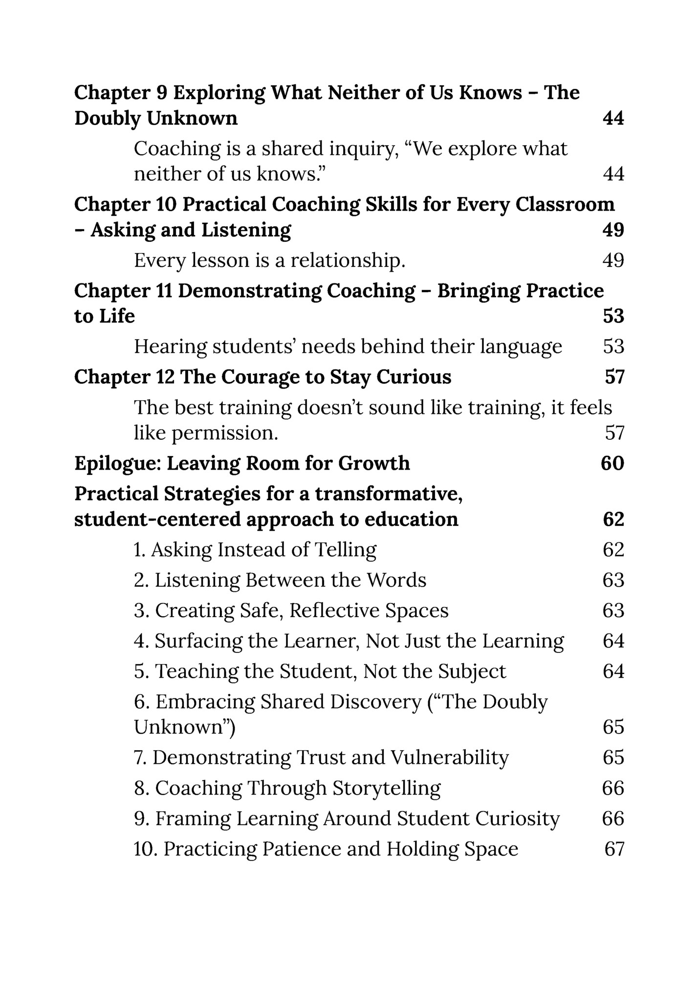 Chapter 9 Exploring What Neither of Us Knows – The