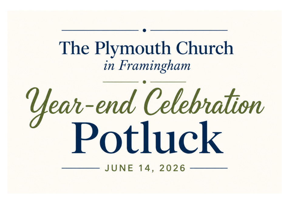 Our Year-end Celebration Potluck - June 14, 2026