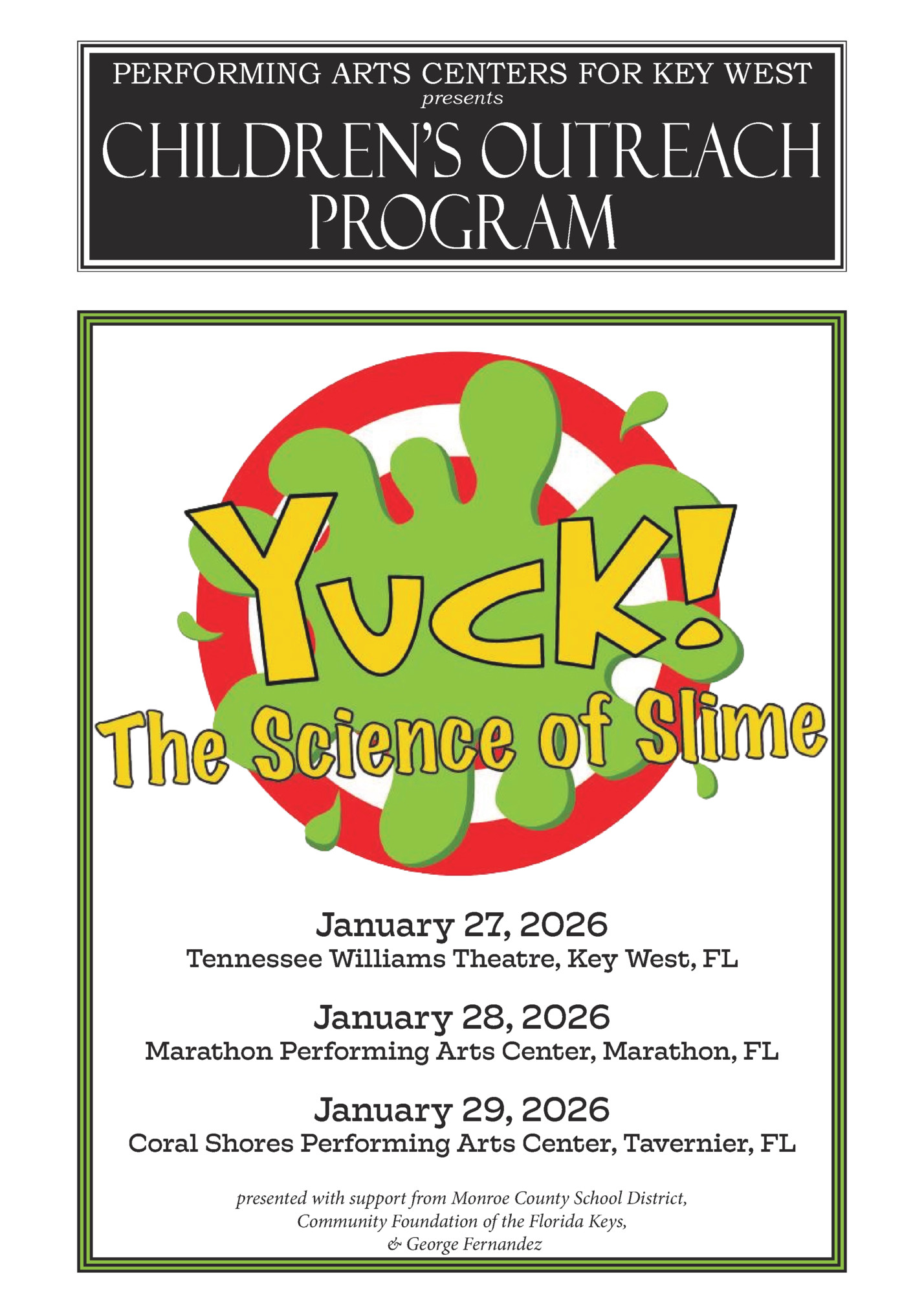 PERFORMING ARTS CENTERS FOR KEY WEST PERFORMING ARTS CENTERS FOR KEY WEST
