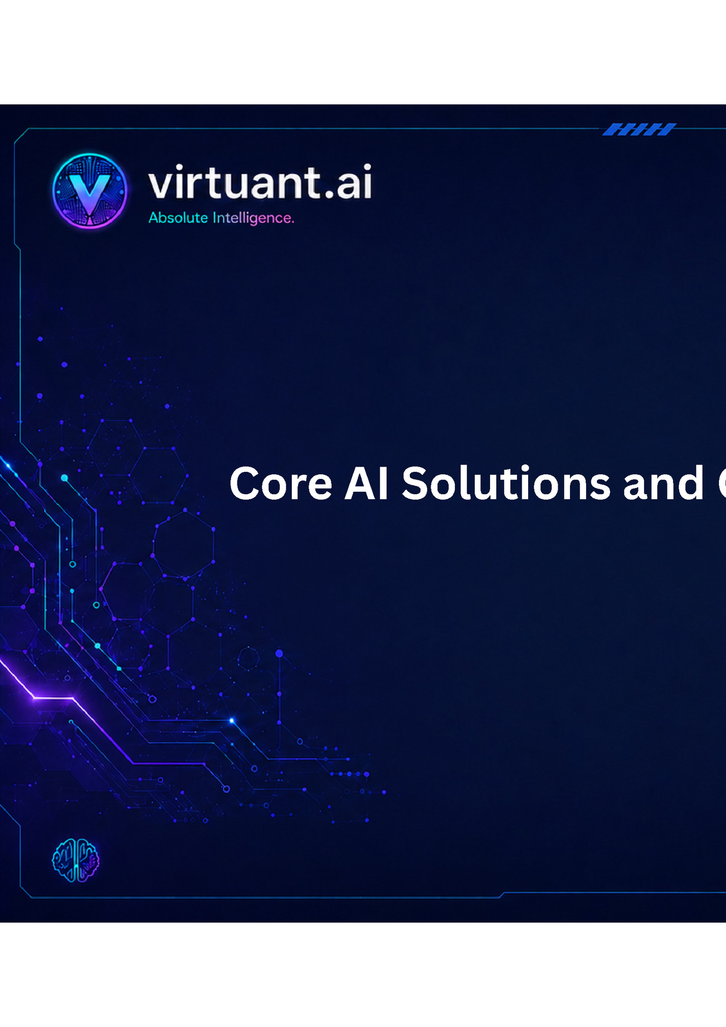 Core AI Solutions and Commercial Relevance