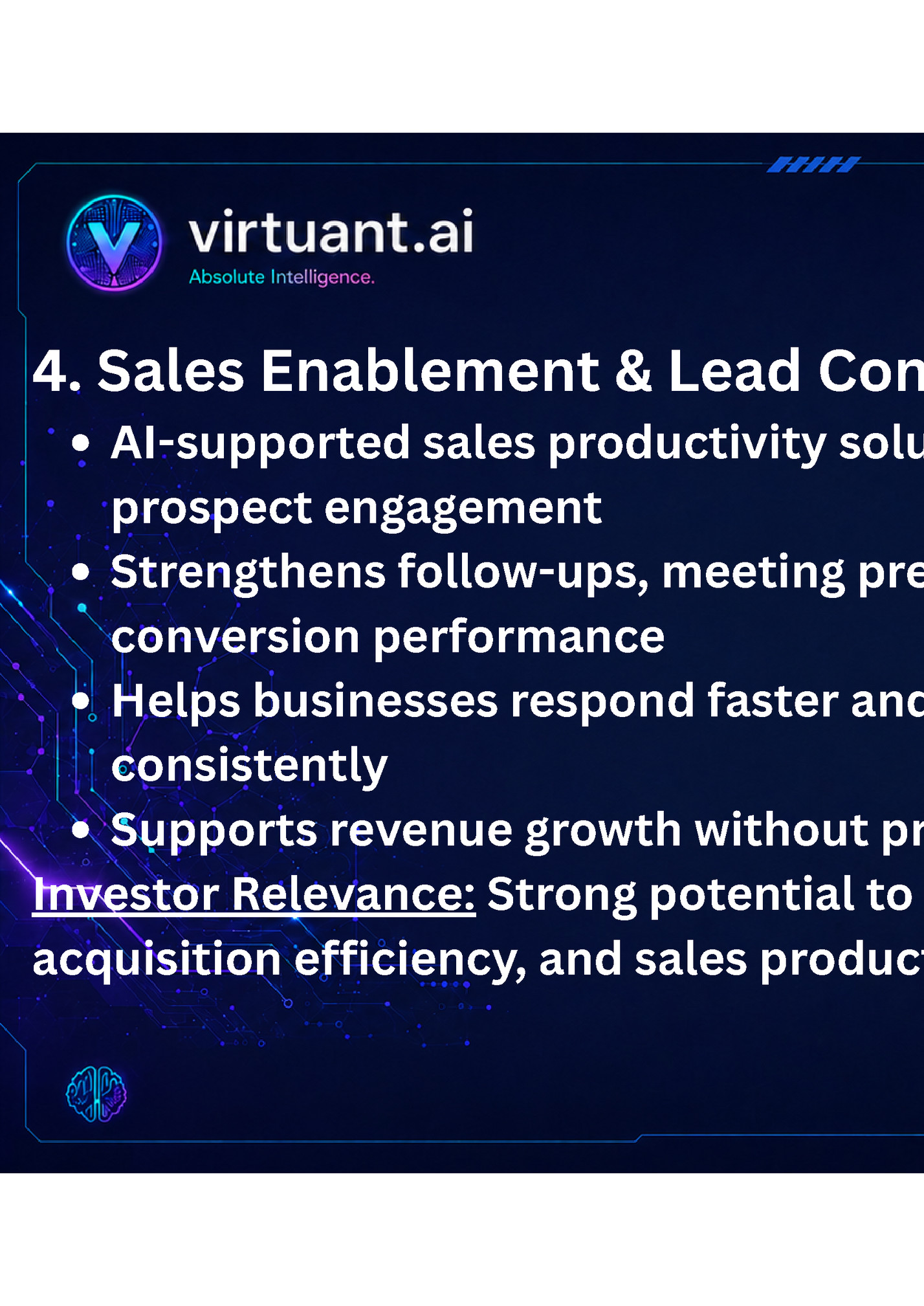 4. Sales Enablement & Lead Conversion Intelligence