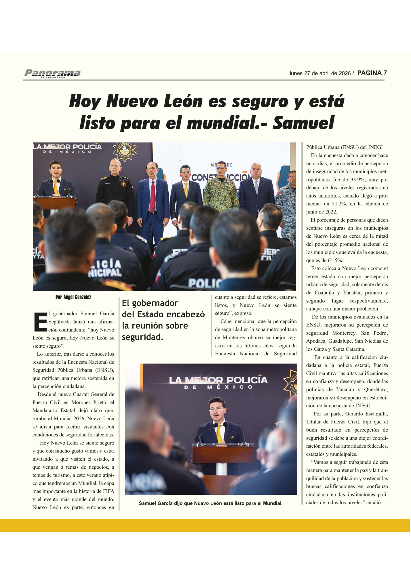 lunes 27 de abril de 2026 / PAGINA 7