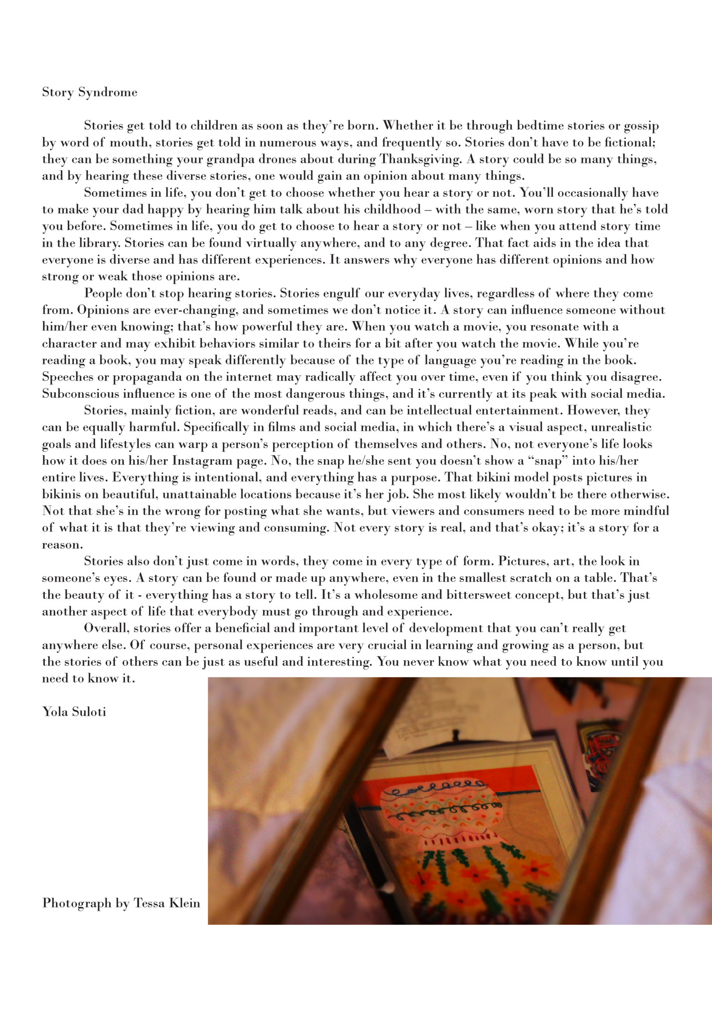 Story Syndrome Story Syndrome