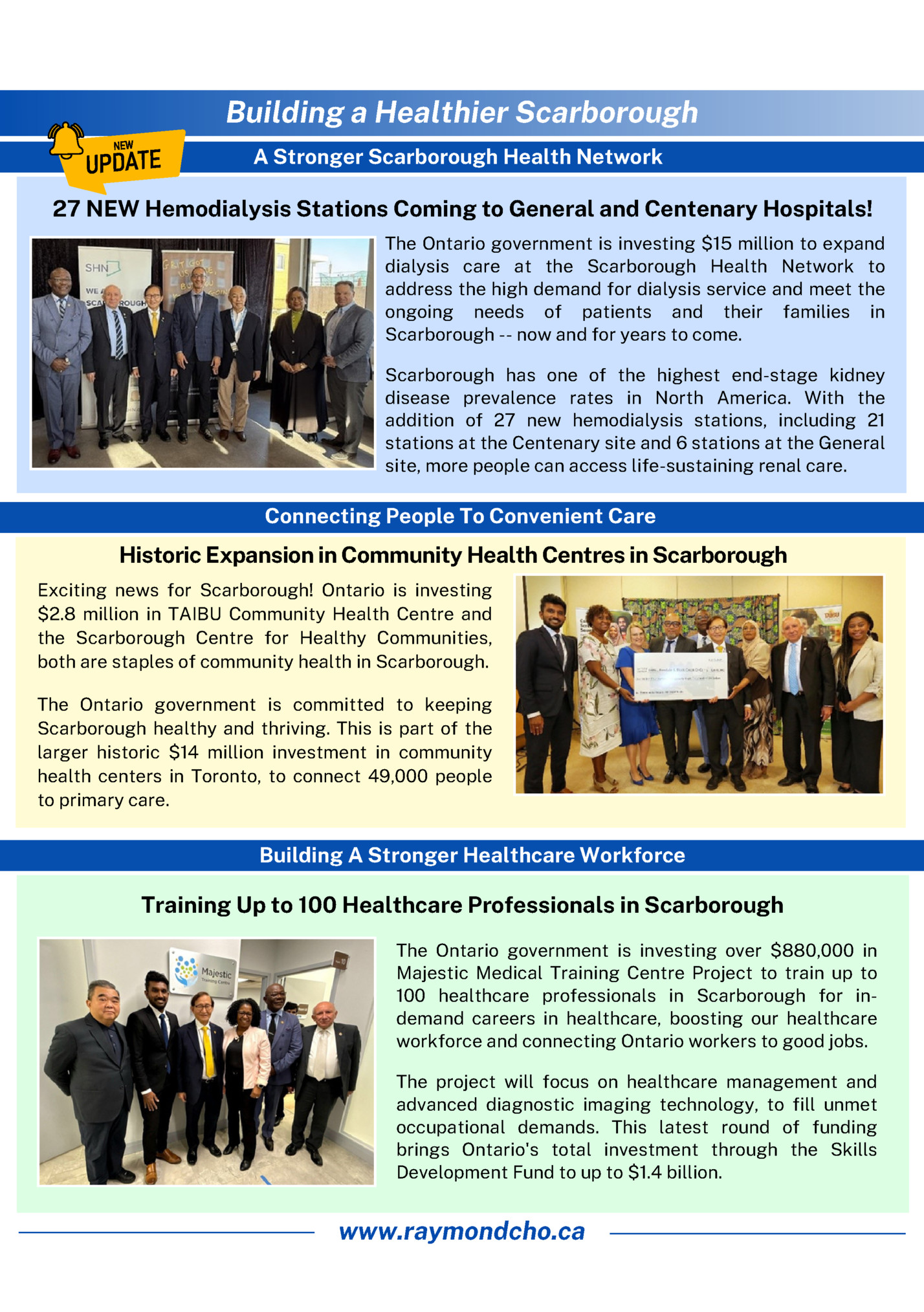 Building a Healthier Scarborough