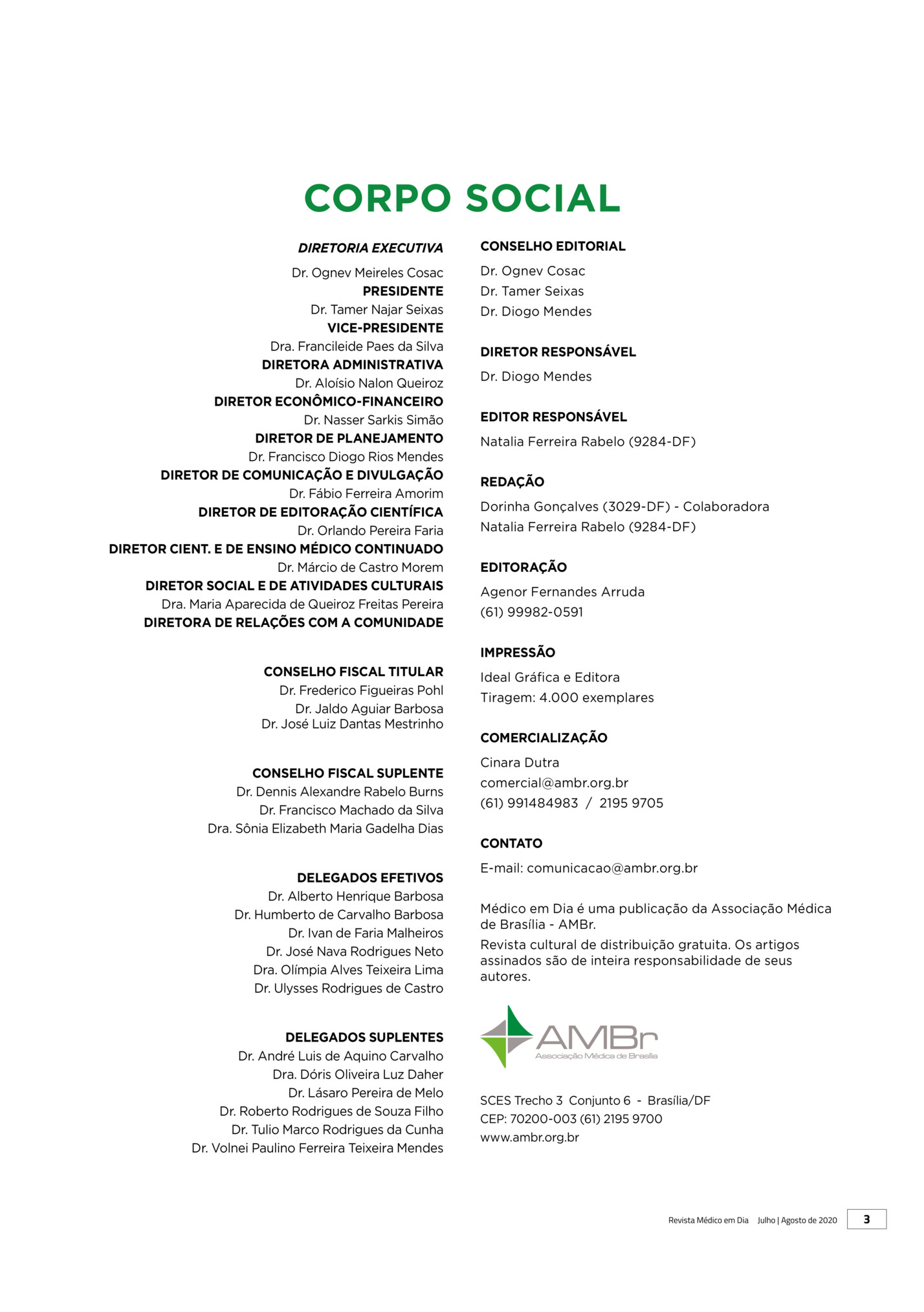 CORPO SOCIAL