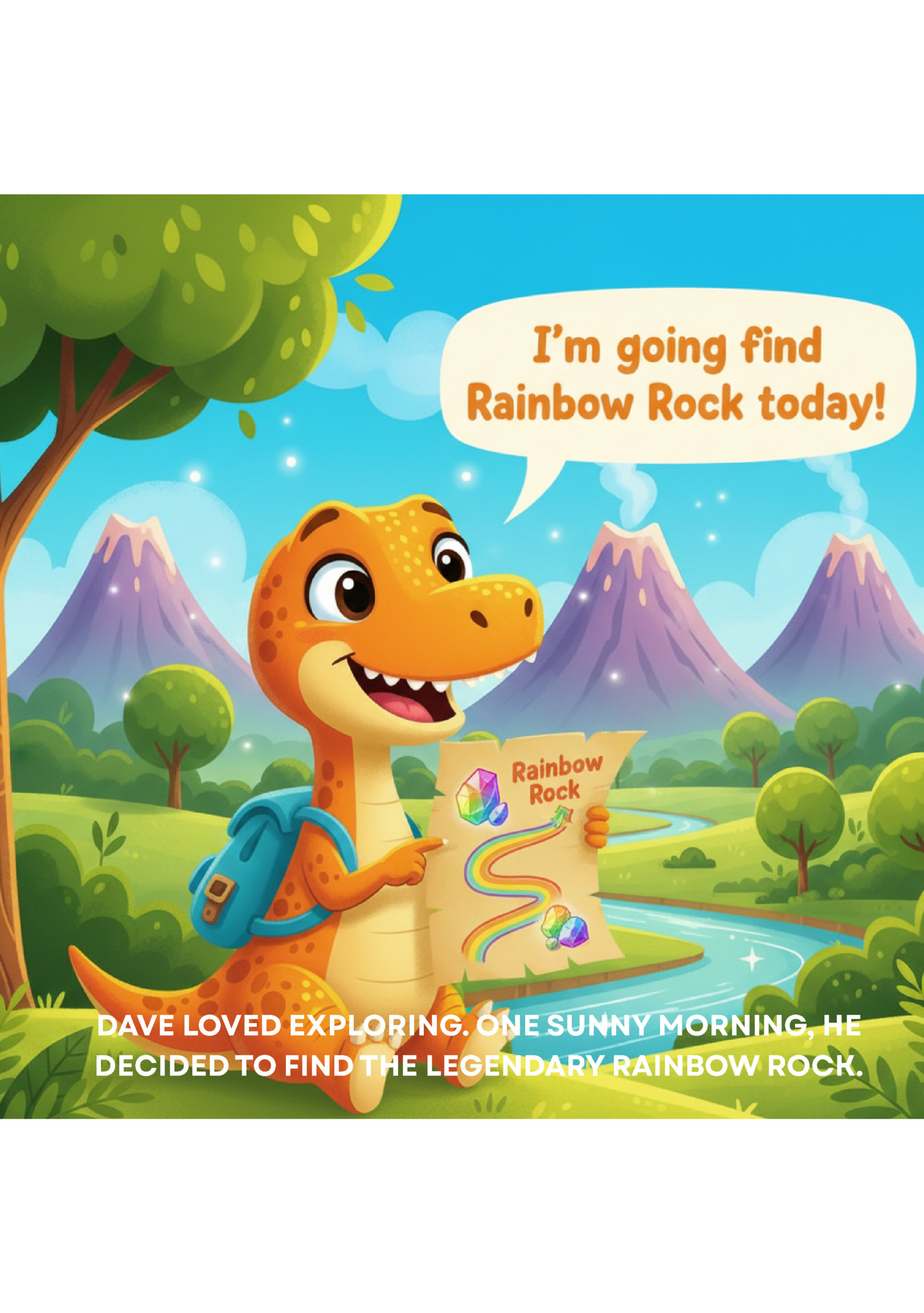 DAVE LOVED EXPLORING. ONE SUNNY MORNING, HE