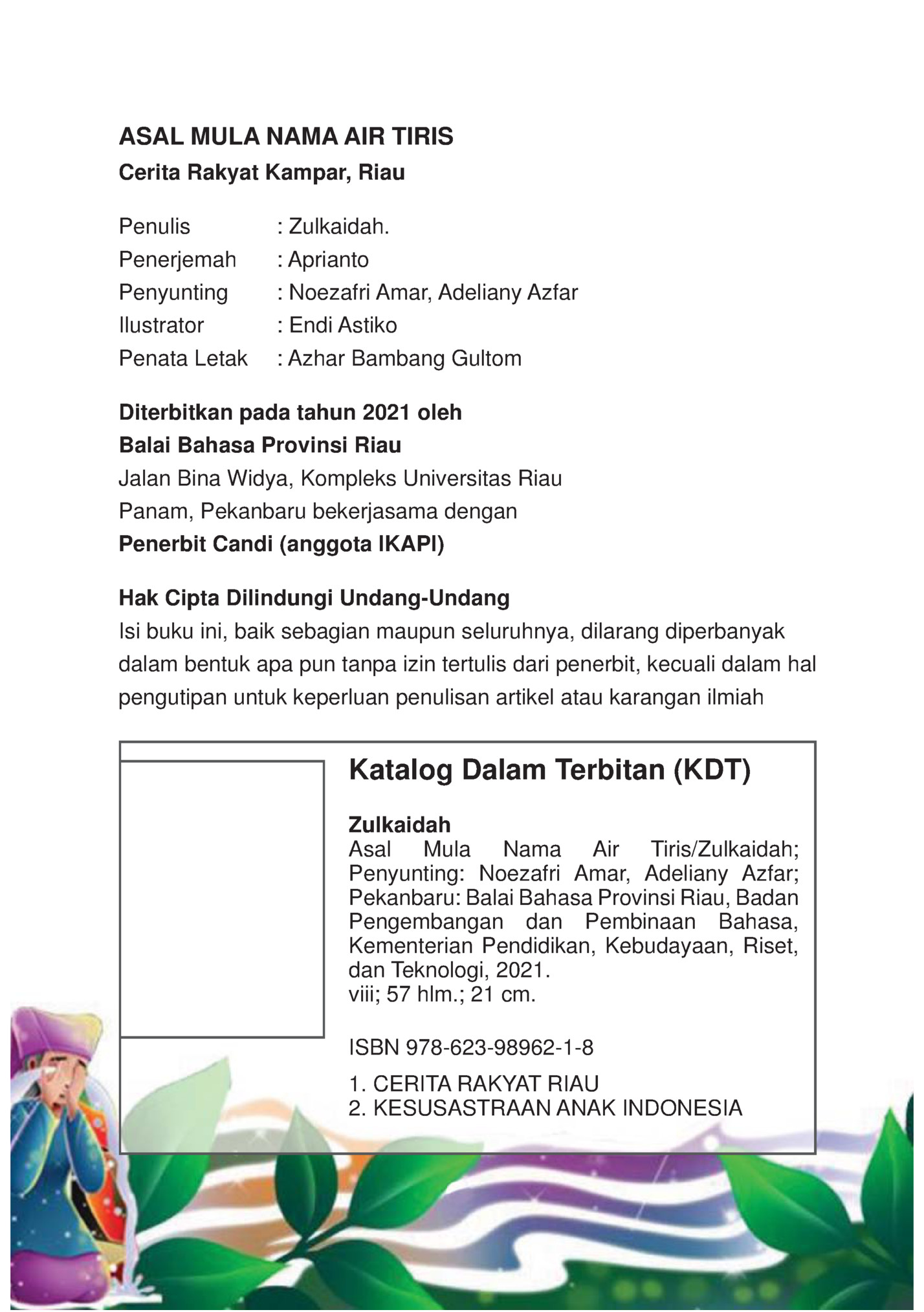 ASAL MULA NAMA AIR TIRIS