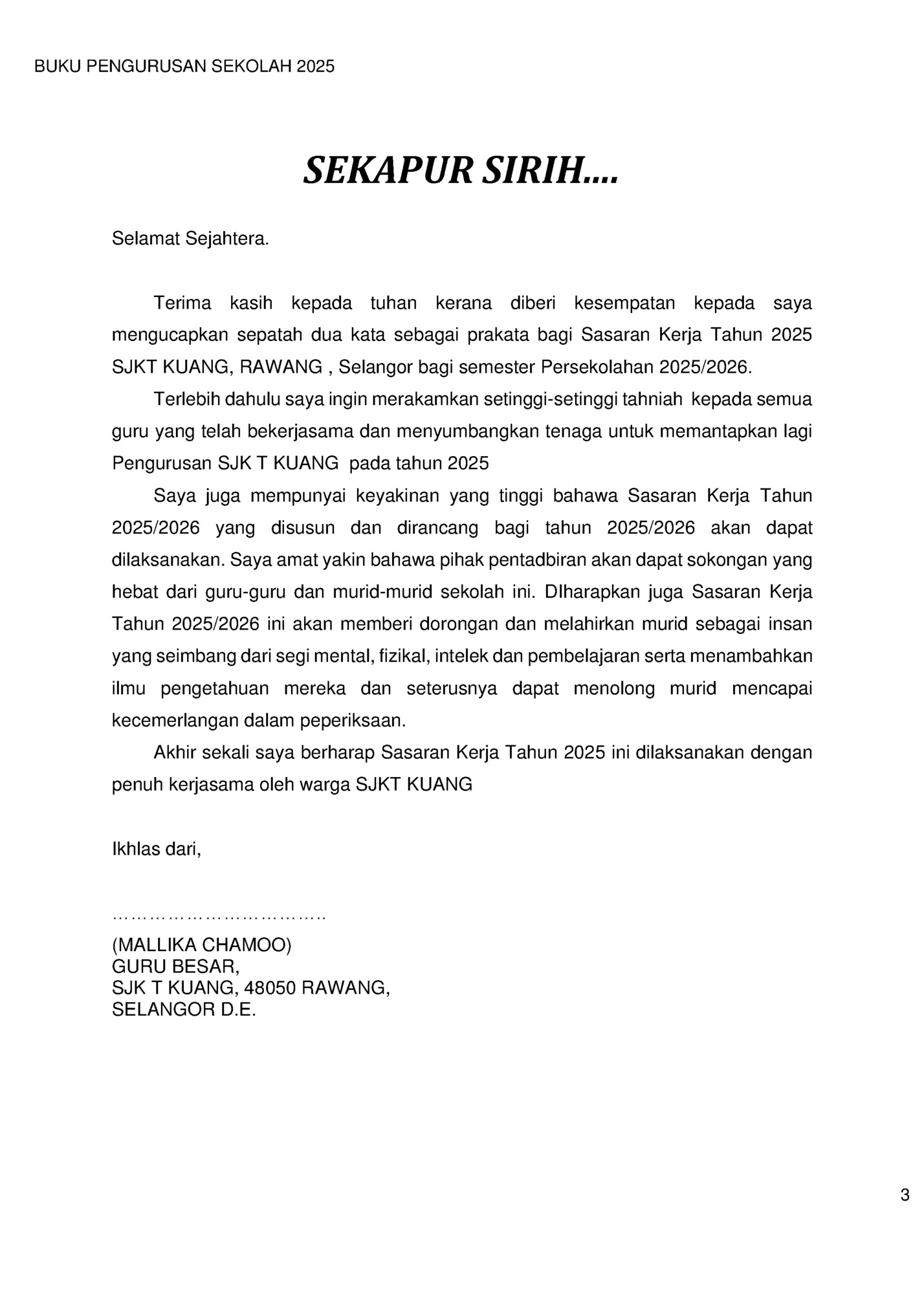 BUKU PENGURUSAN SEKOLAH 2025