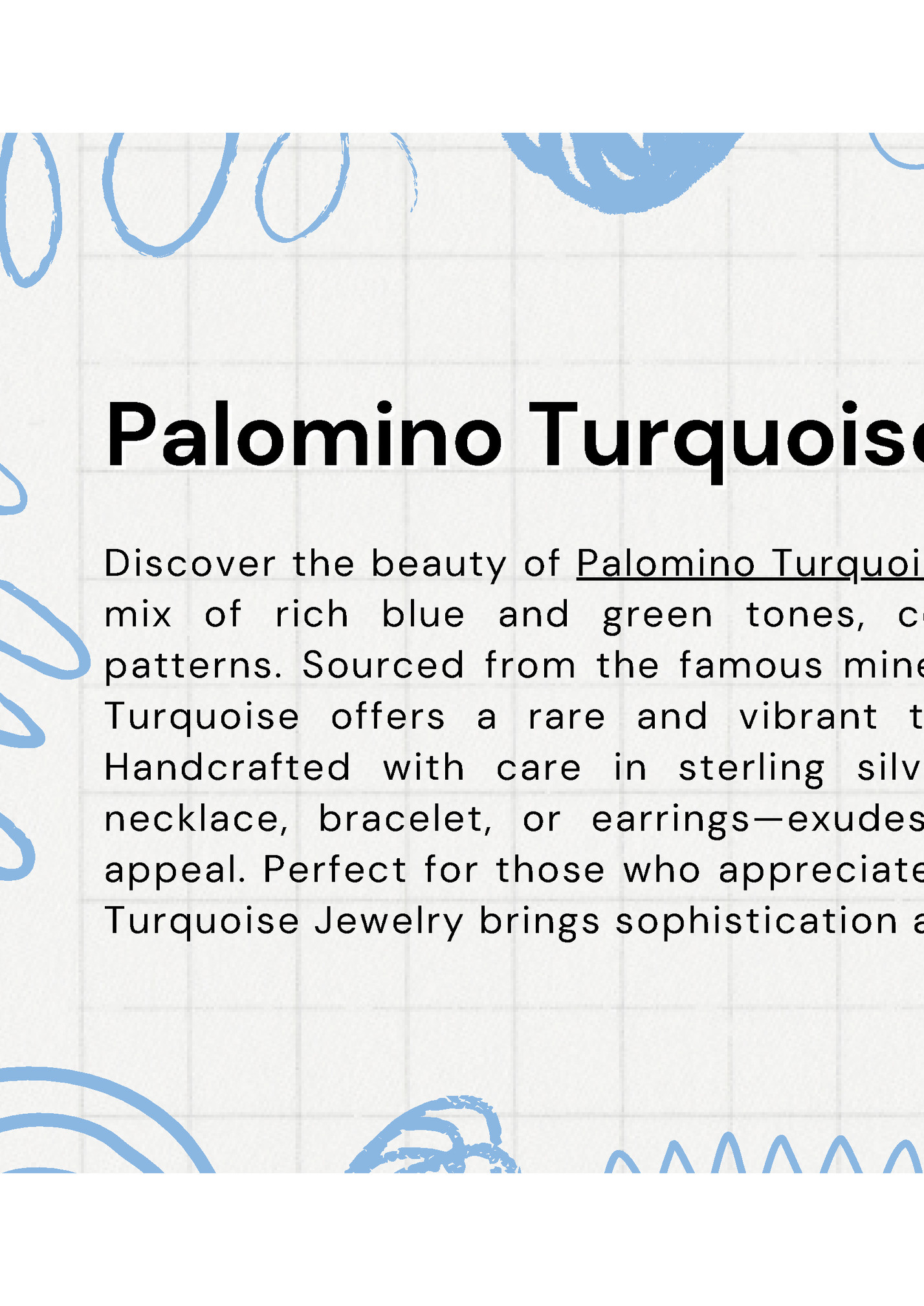 Palomino Turquoise Jewelry