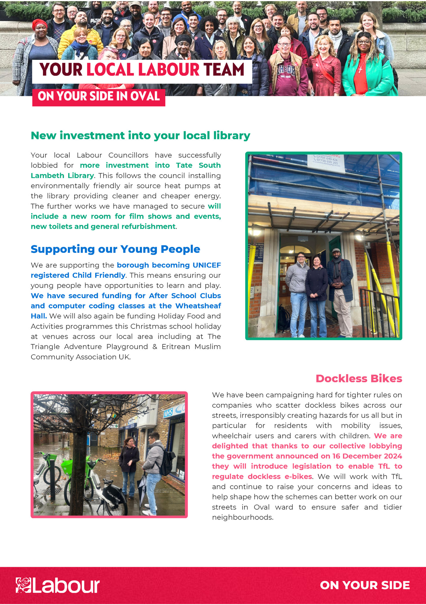 YOUR LOCAL LABOUR TEAM