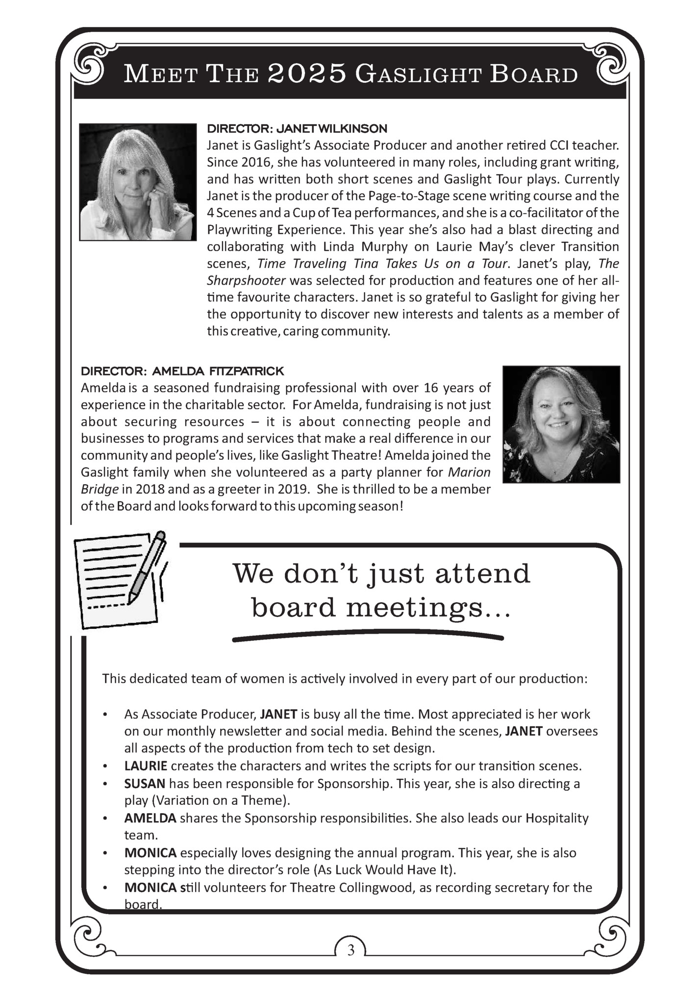 M EET T HE 2025 G ASLIGHT B OARD