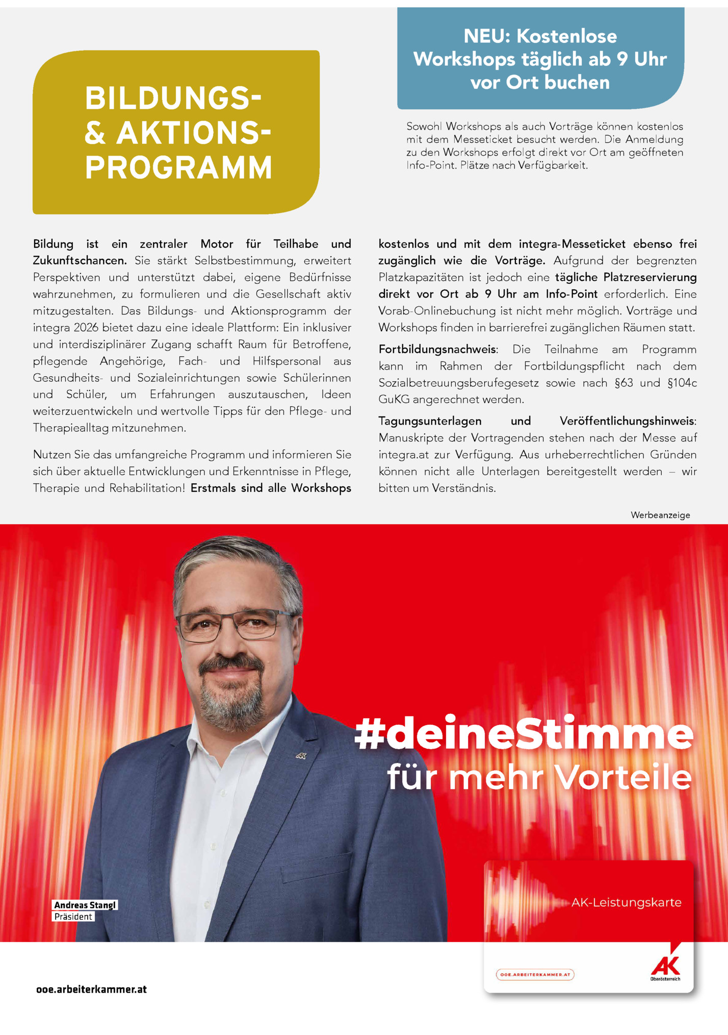 BILDUNGS& AKTIONSPROGRAMM