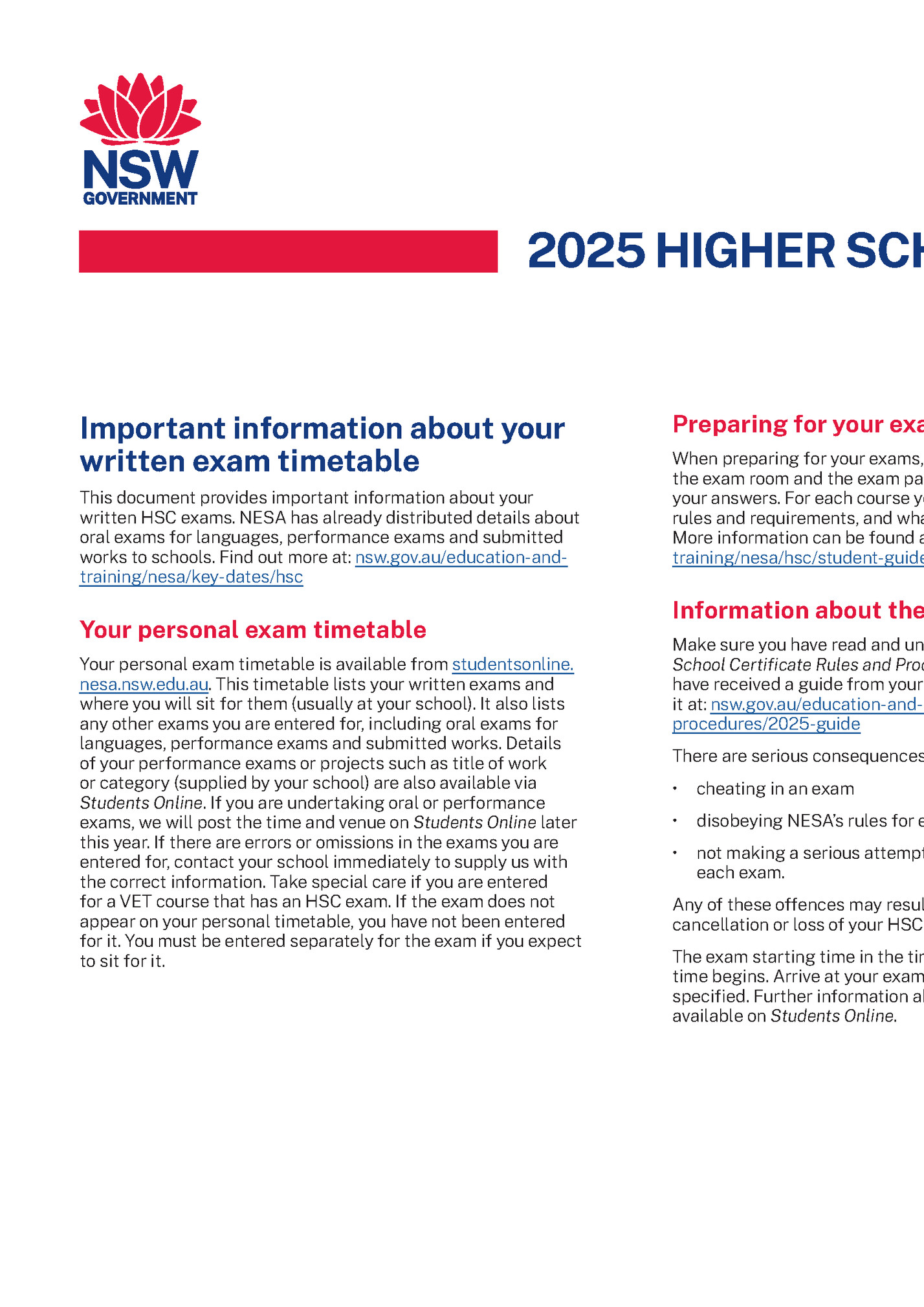 NSW Education Standards Authority