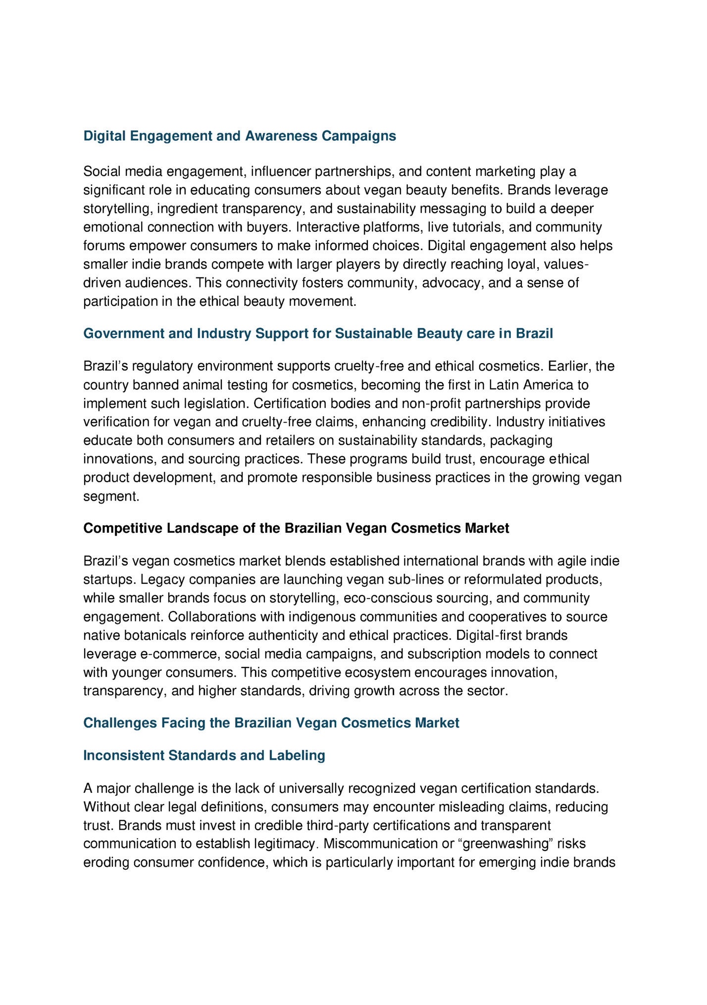 Digital Engagement and Awareness Campaigns