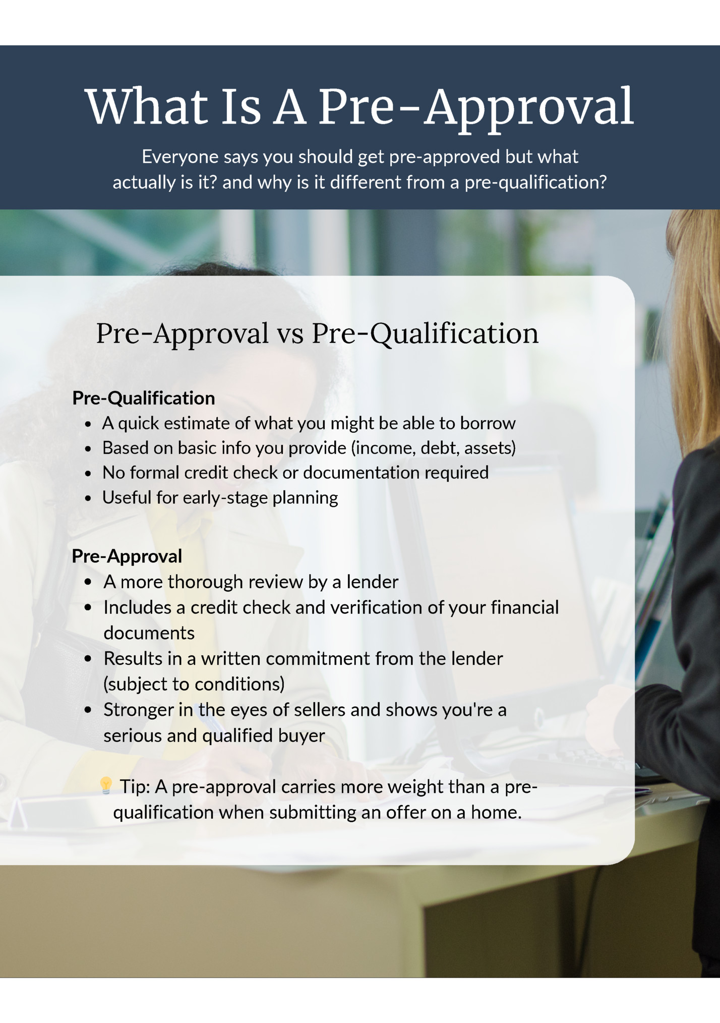 What Is A Pre-Approval
