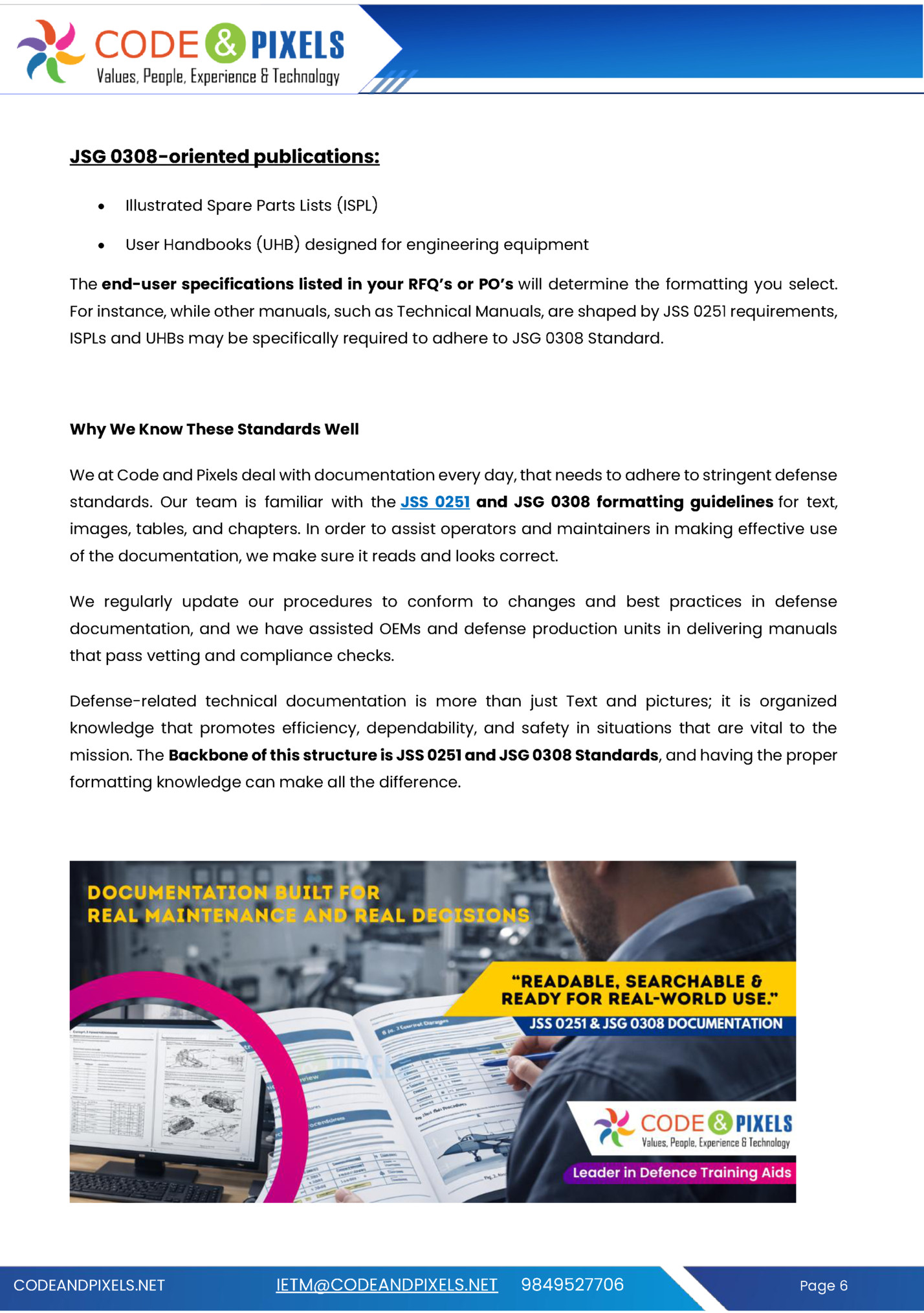 JSG 0308-oriented publications: