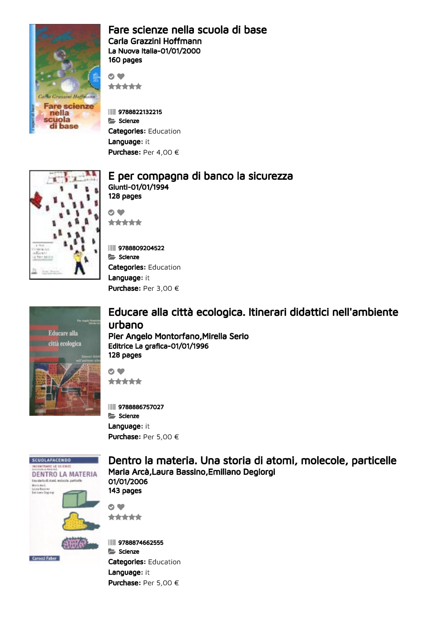 Fare scienze nella scuola di base