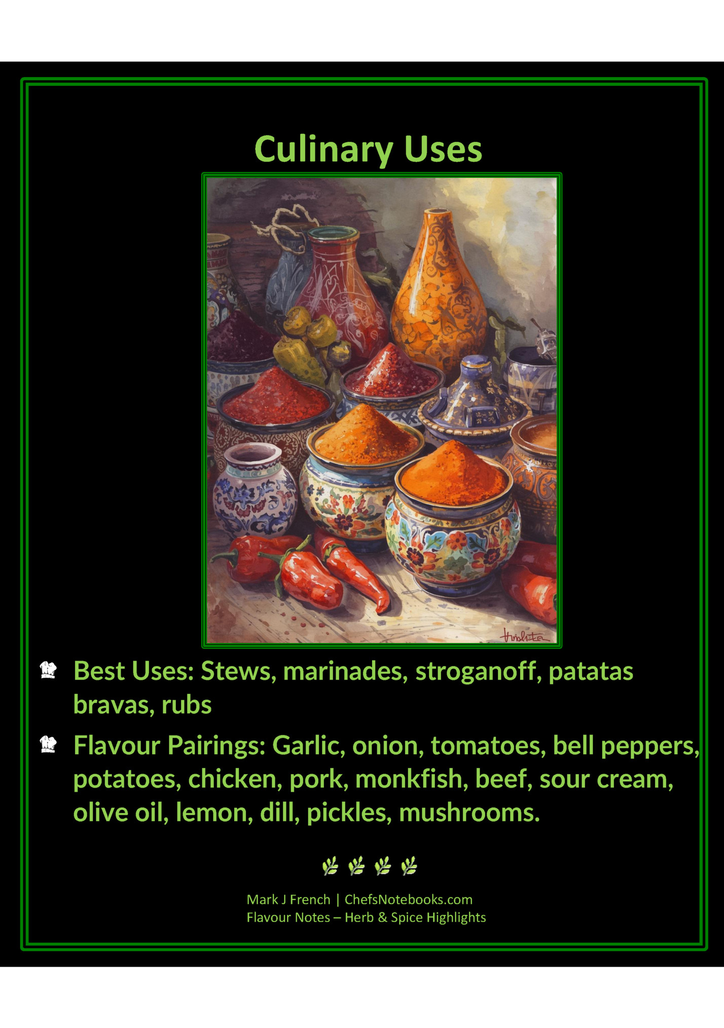 Culinary Uses